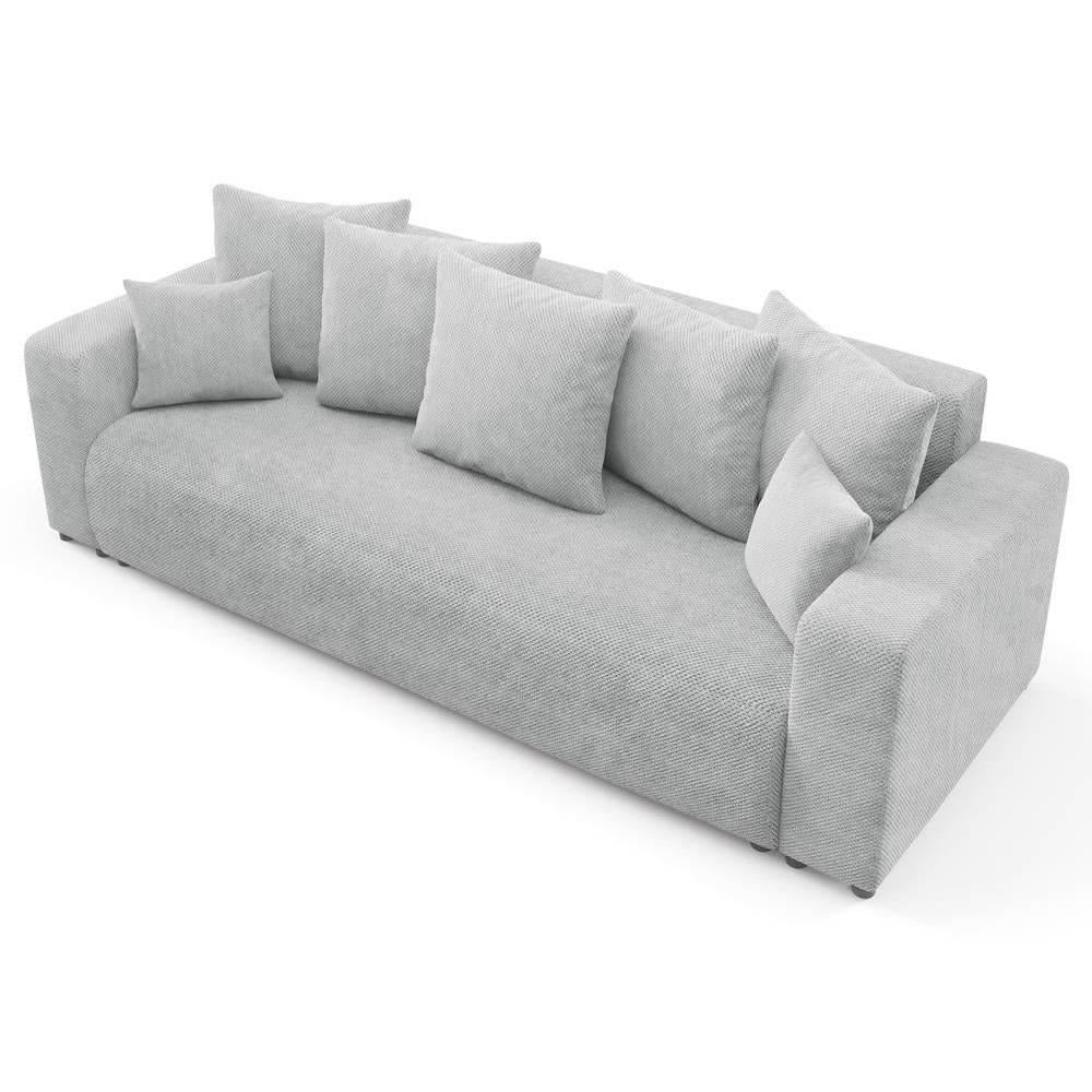 NADUVI Collection Slaapbank Laurel chenille met opbergruimte
