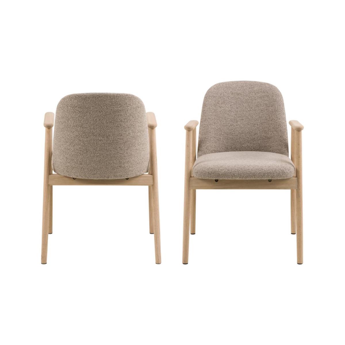 Rebellenclub Dalarna Eetkamerstoel - Set Van 2 - Beige