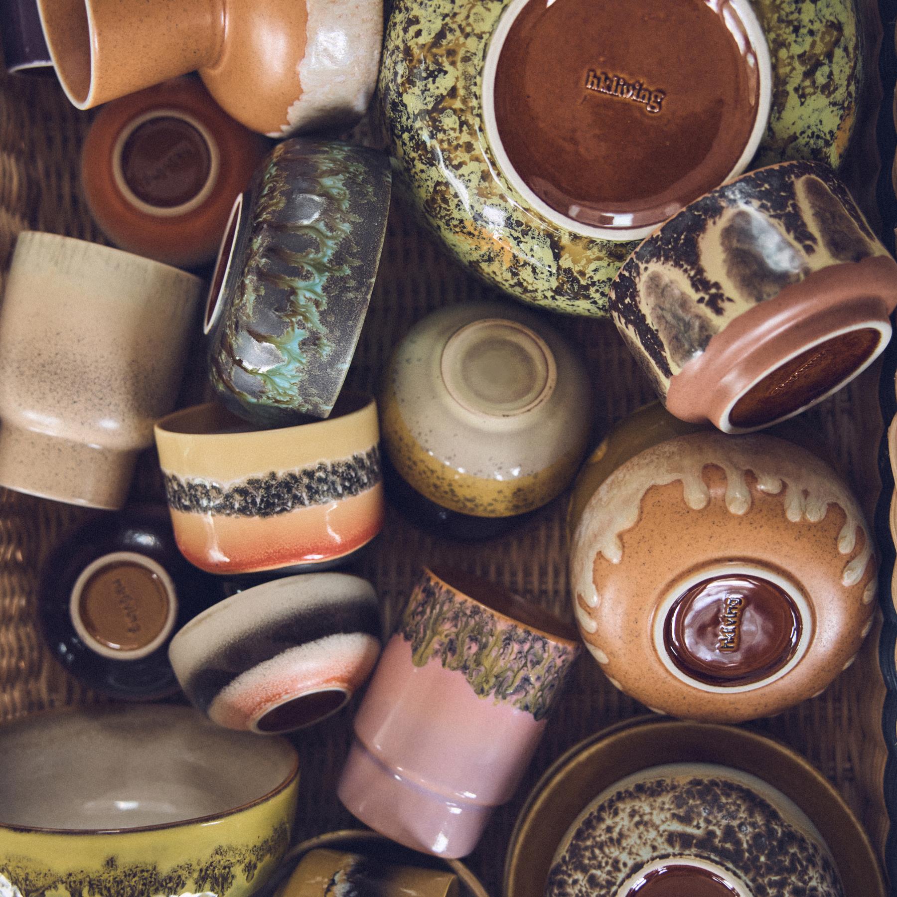HKliving 70's Ceramics Geurkaars Small  - Miami 