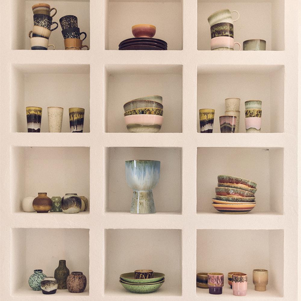 HKliving 70's Ceramics Geurkaars Small  - Miami 