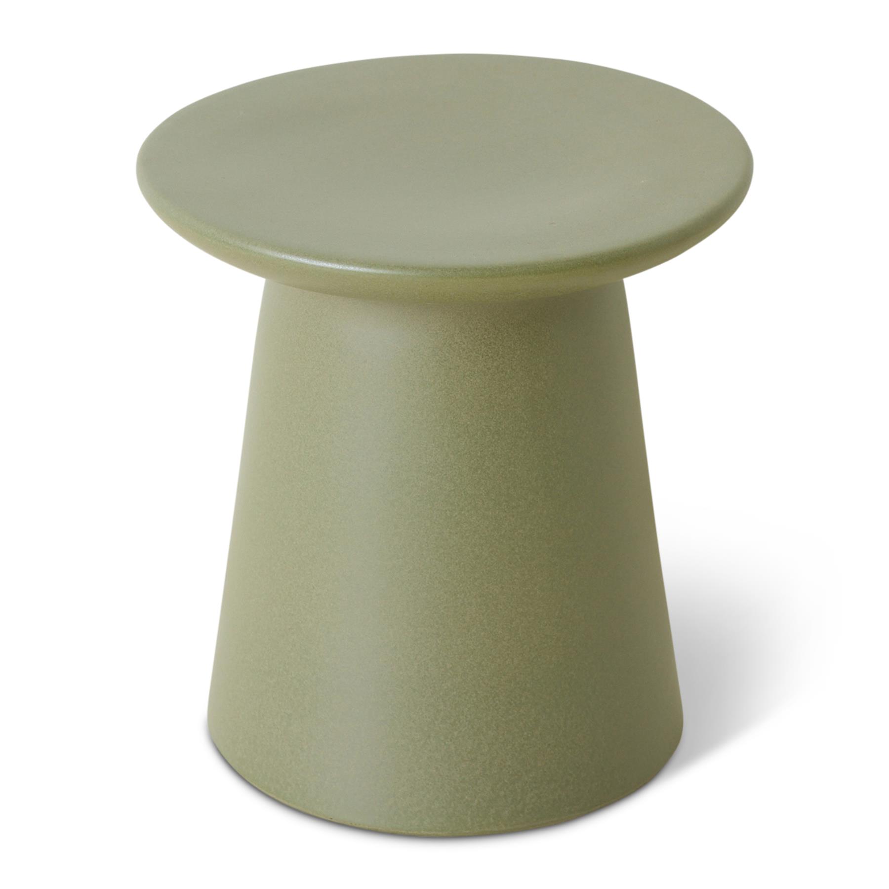 HKliving Earthenware Bijzettafel M - Army 