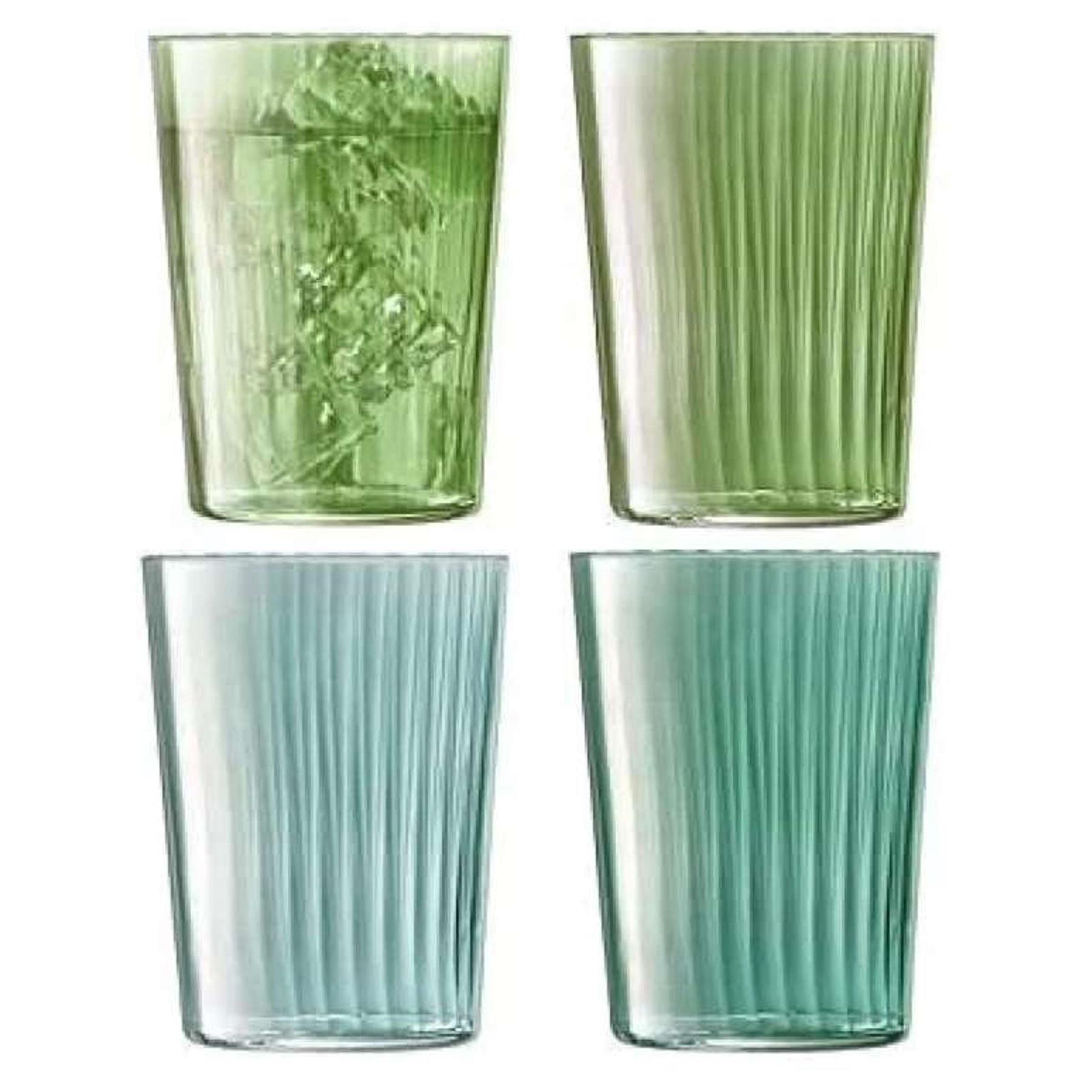 L.S.A. Gems Tumbler Glas 560 ml Set van 4 Stuks Assorti