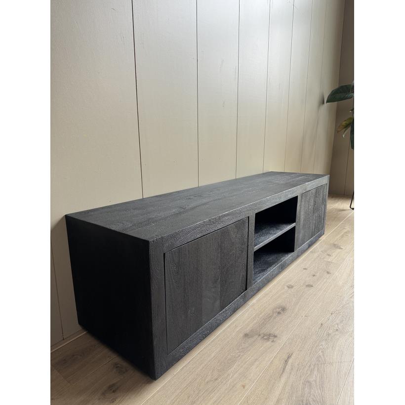 Old Inn - Tv meubel Oslo zwart 160cm