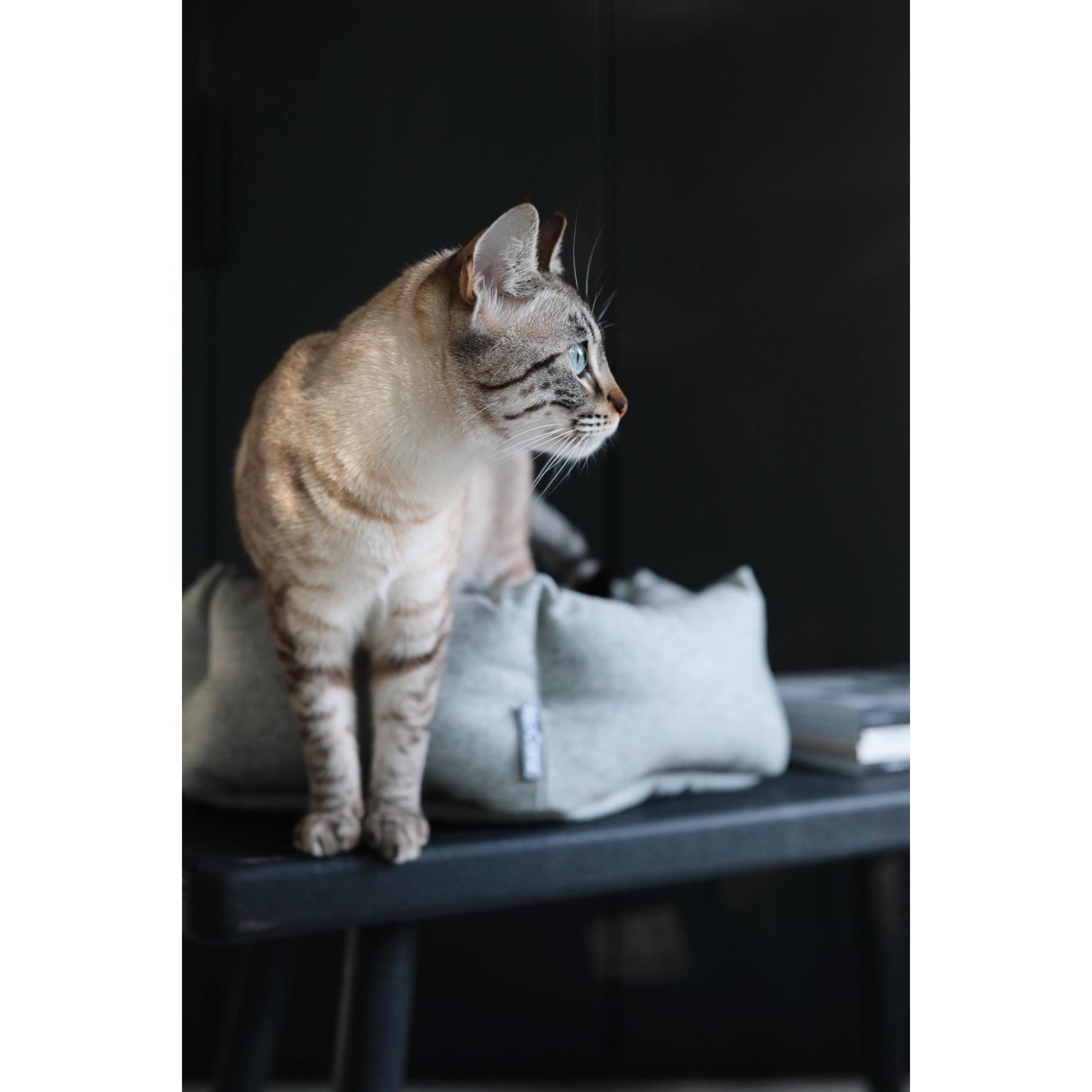 MiaCara Calma kattenmand Ø45 donkergrijs