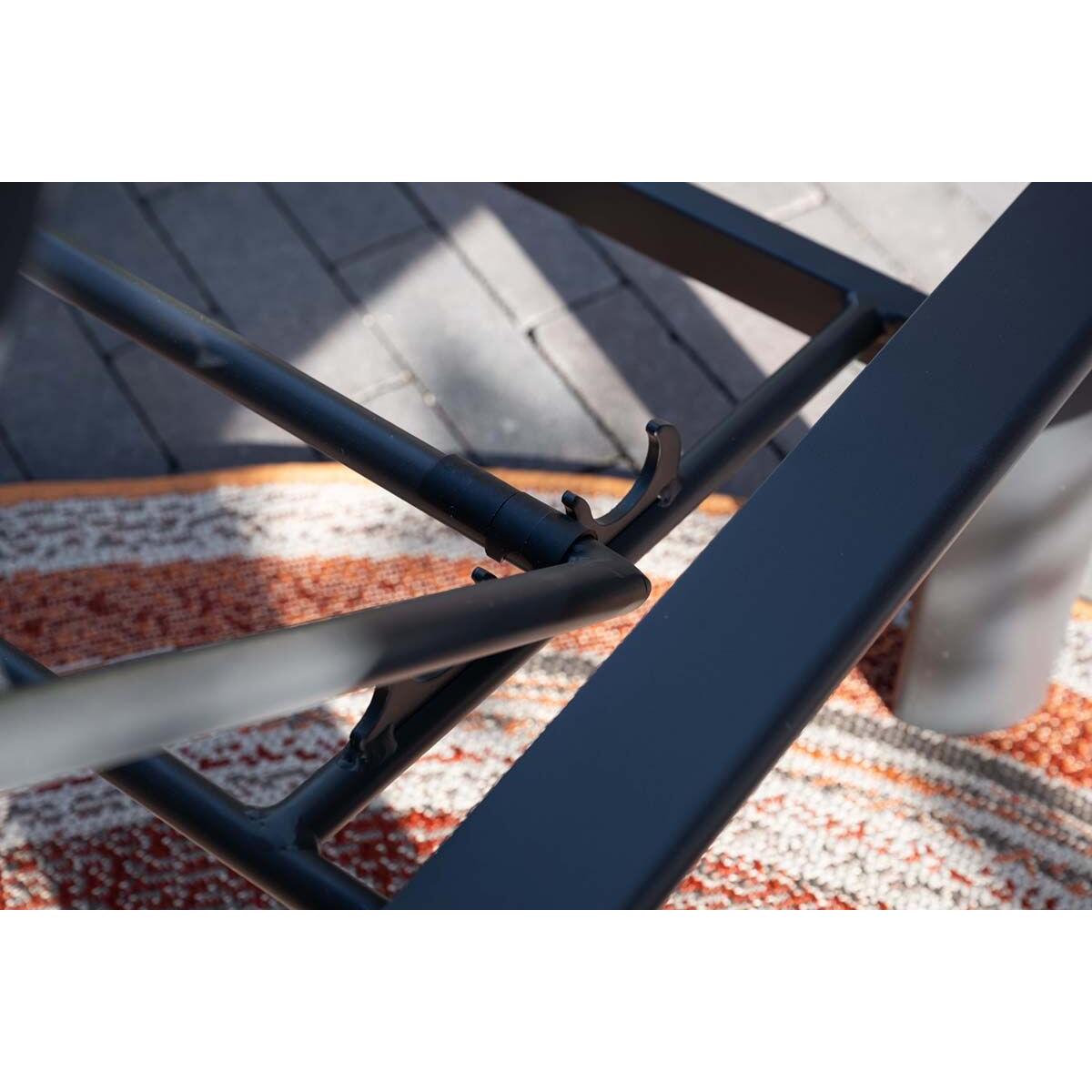 Garden Impressions Palmas ligbed - donker grijs | antraciet