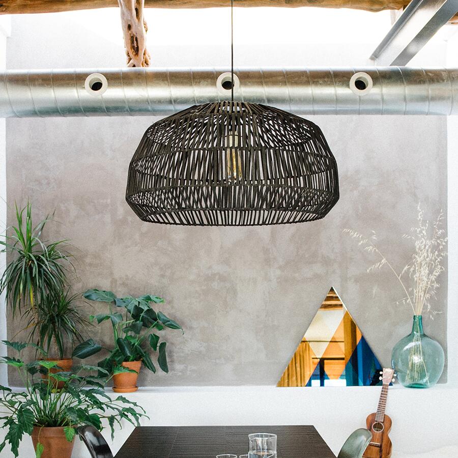 Fine Asianliving Bamboe Hanglamp Zwart - Andy