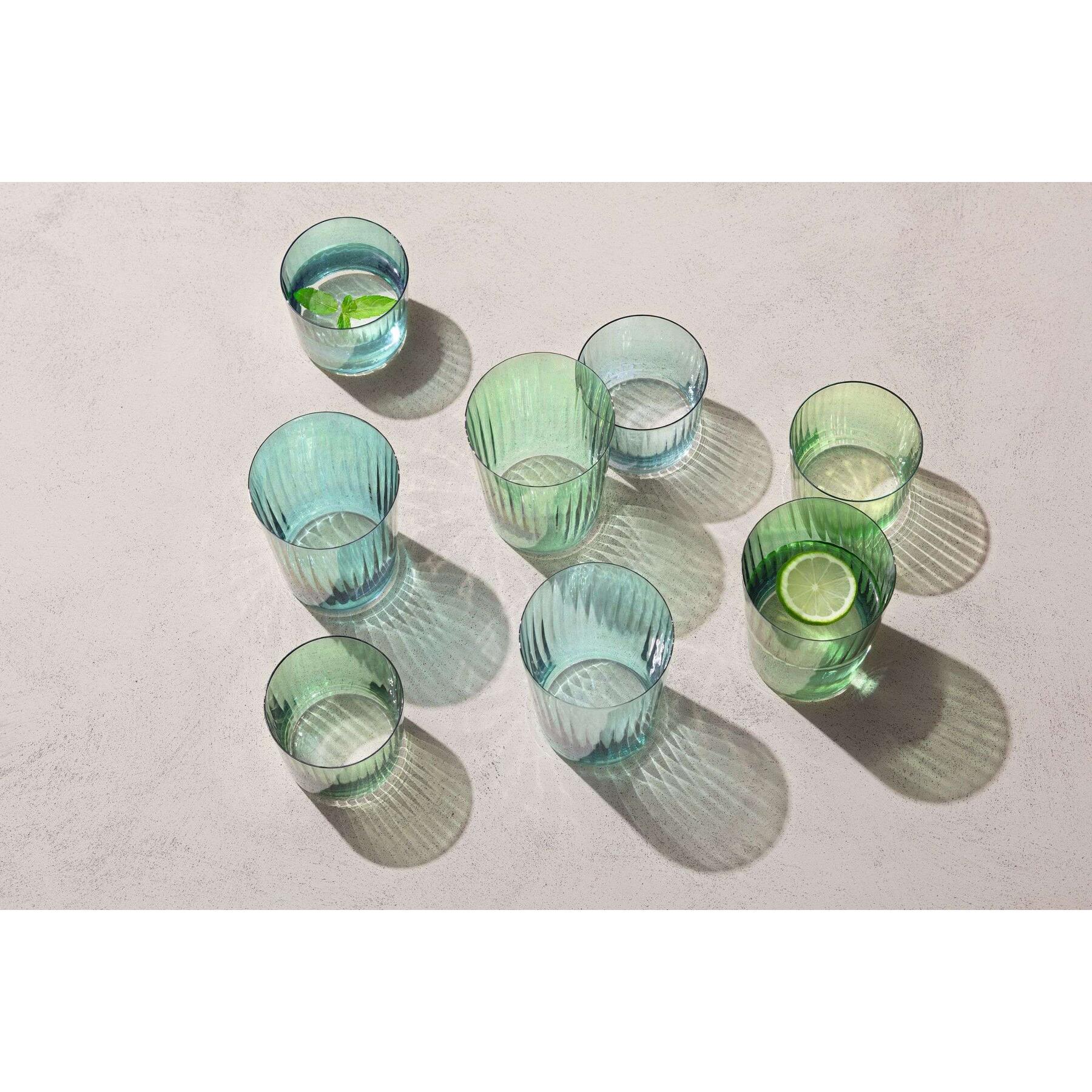 L.S.A. Gems Tumbler Glas 560 ml Set van 4 Stuks Assorti