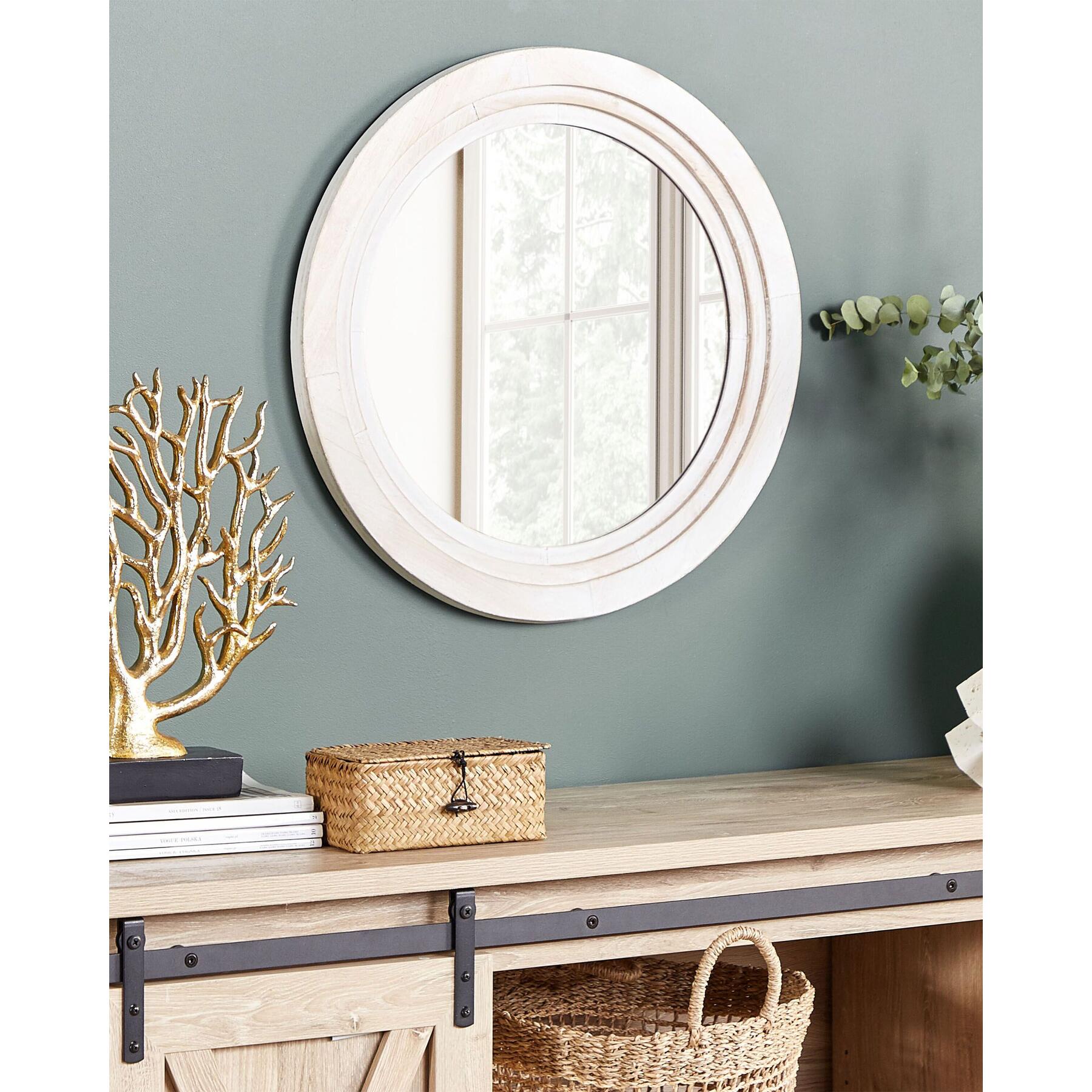 Beliani - DELICIAS - Spiegel - Gebroken wit - MDF