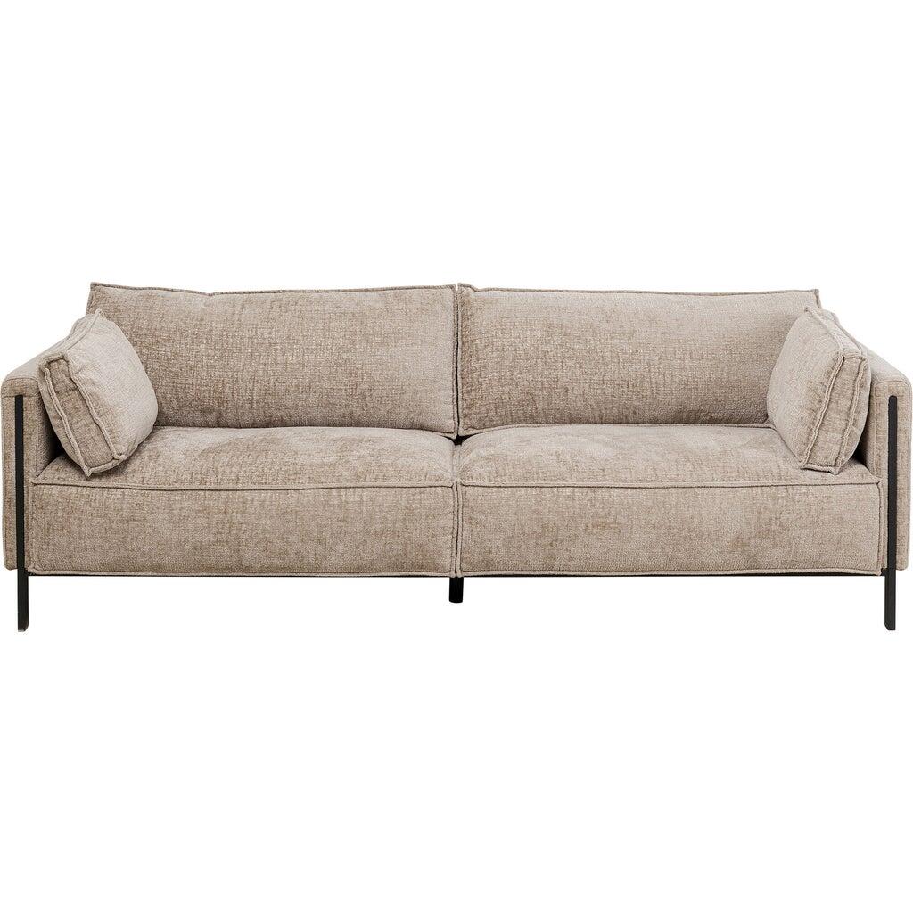 Kare Bank 3-zits Victor Beige 233cm
