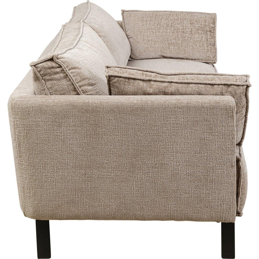 Kare Bank 3-zits Victor Beige 233cm