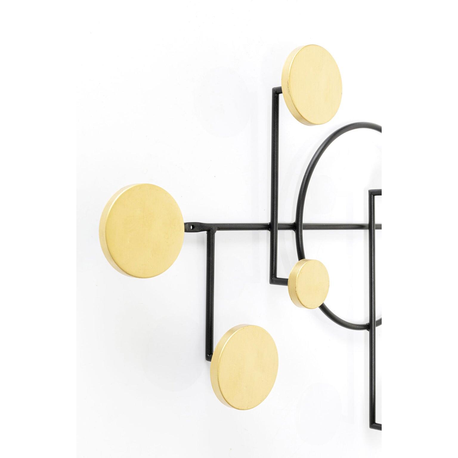 Kare Kapstok Art Circles 79cm