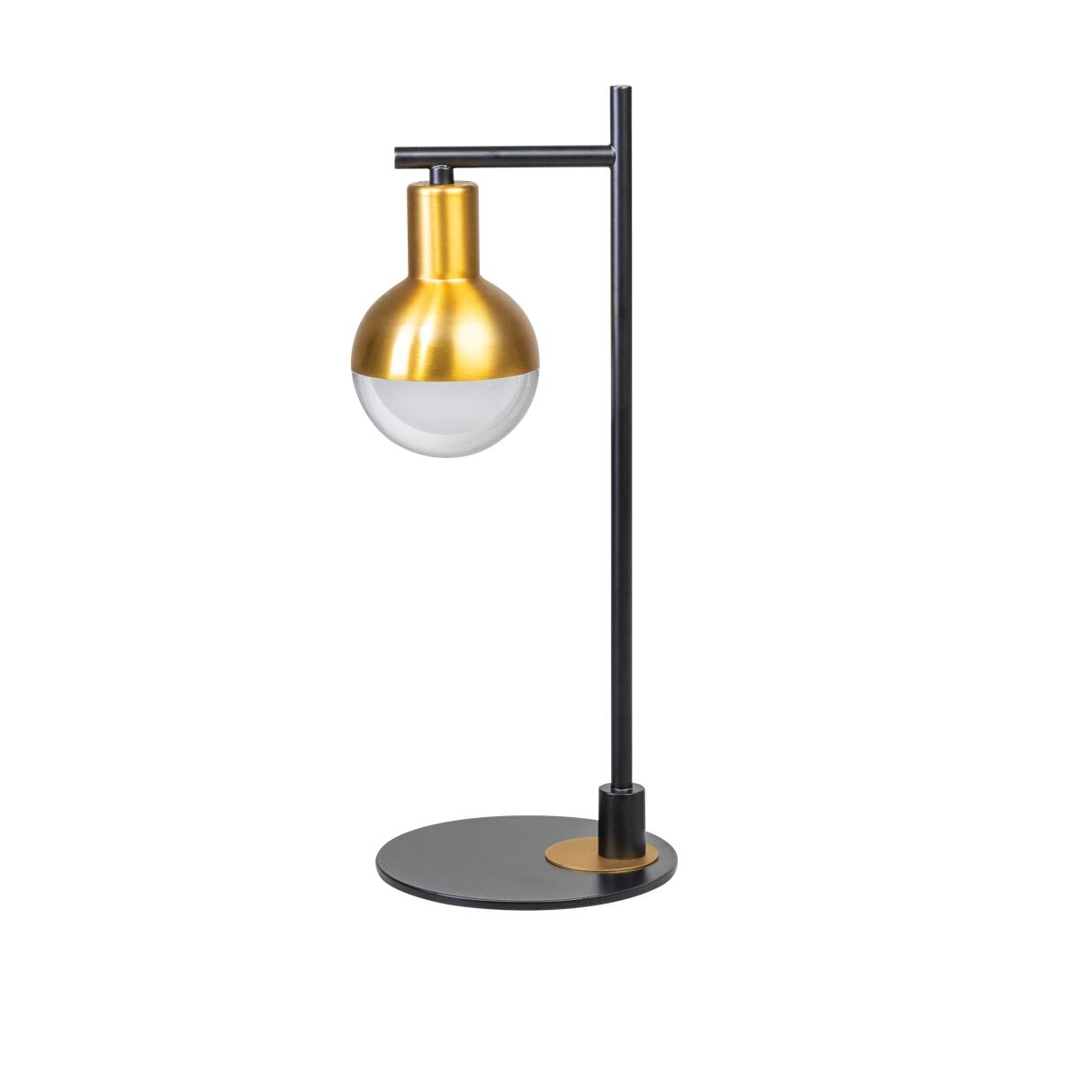 ETH TL Drop 1xGU10 zwart|mat messing