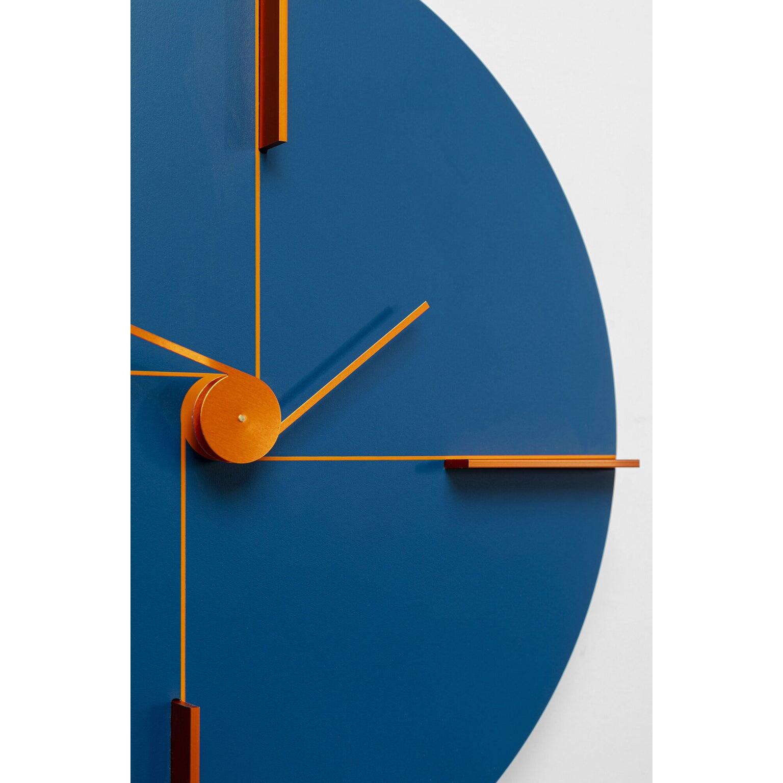 Kare Wandklok Felice Blue 30cm