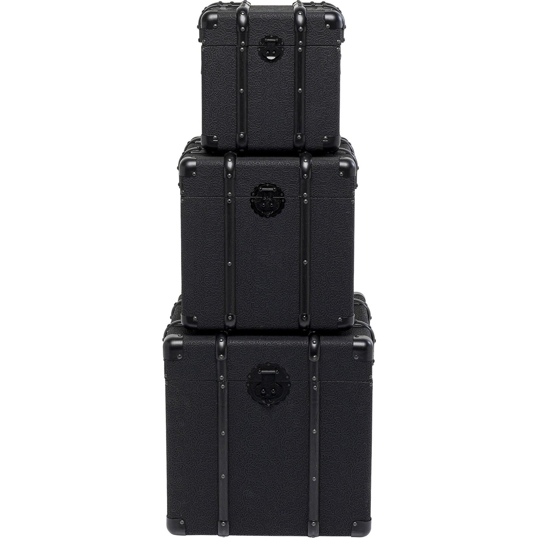 Kare Koffer Voyage Black (3|set)