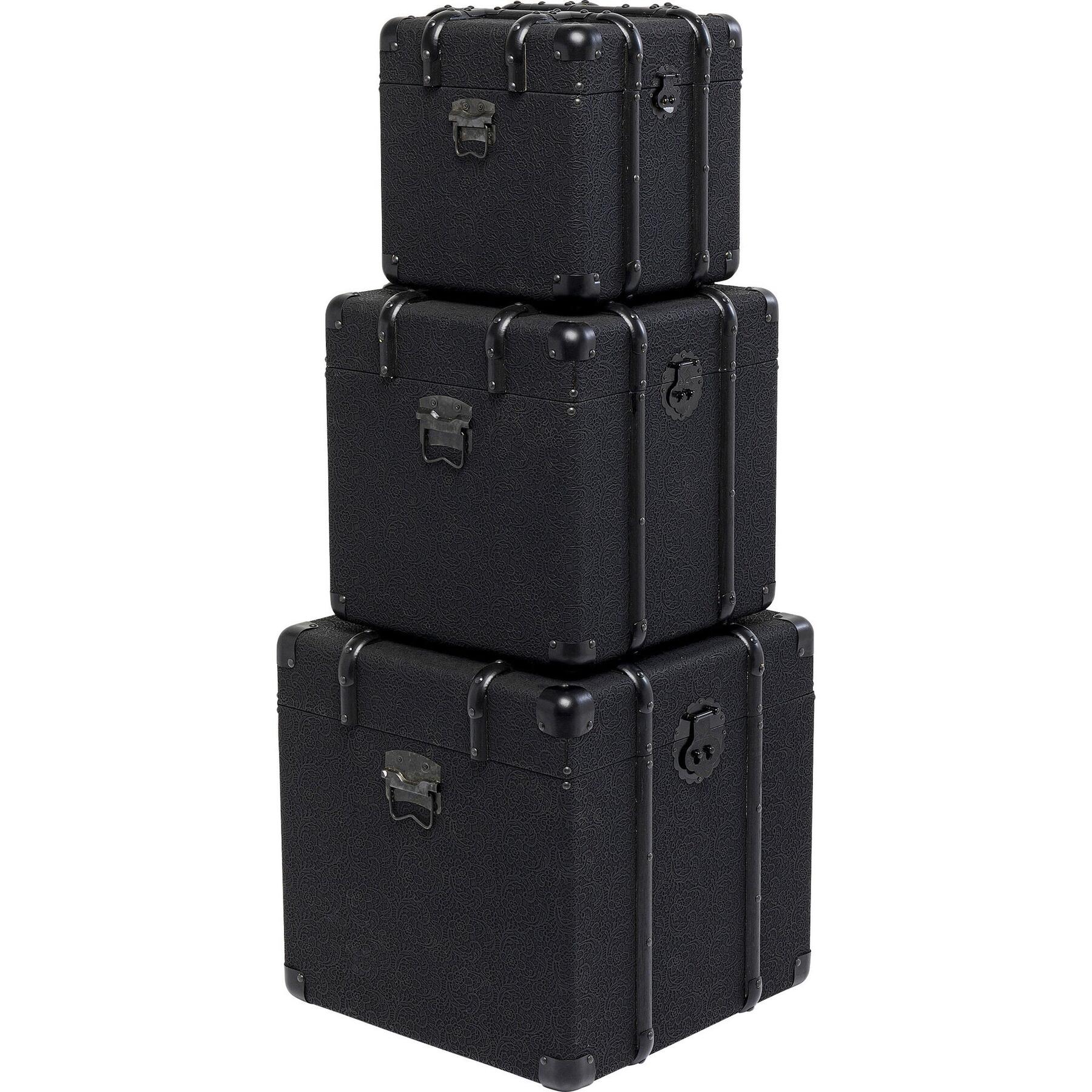 Kare Koffer Voyage Black (3|set)