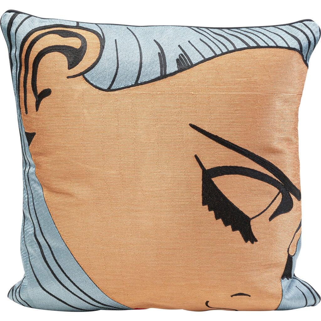 Kare Kussen Comic Face 50x50cm