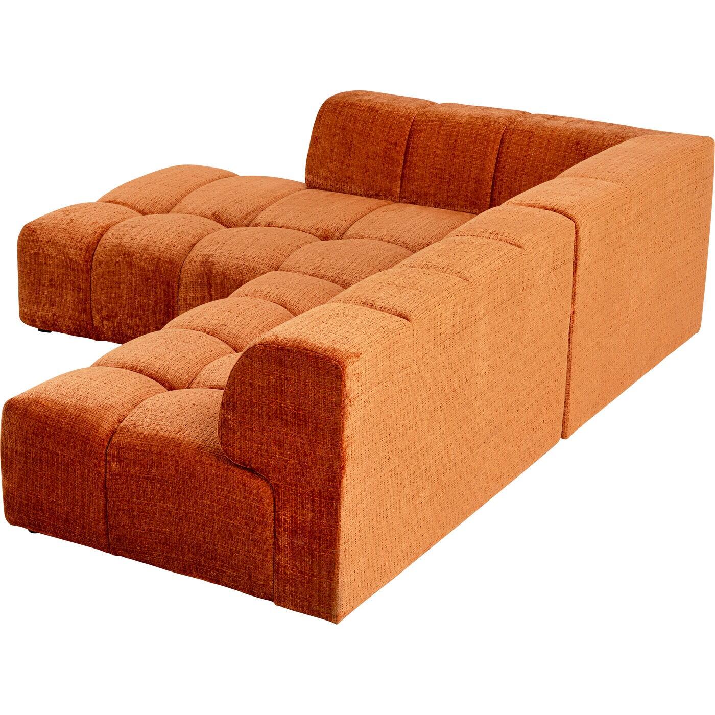 Kare Design Belami hoekbank - oranje - links