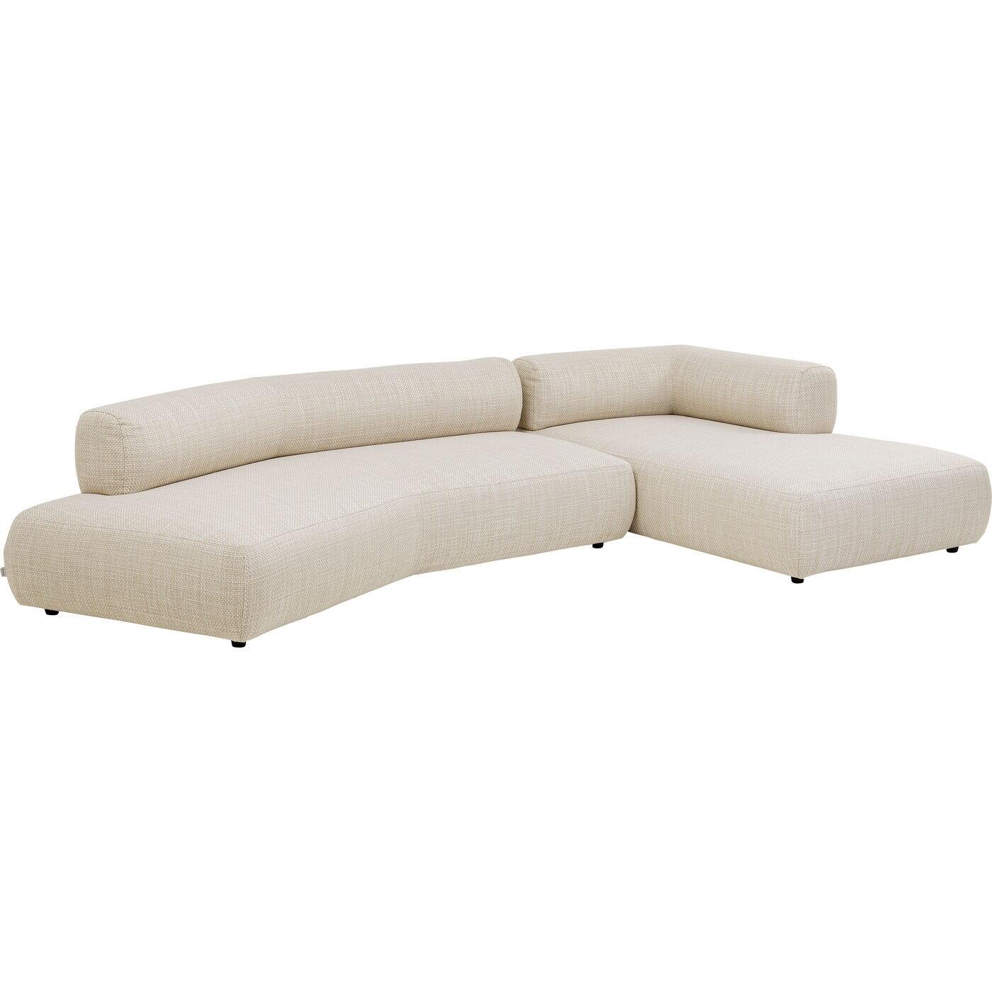 Hoekbank Bow rechts creme Kare Design