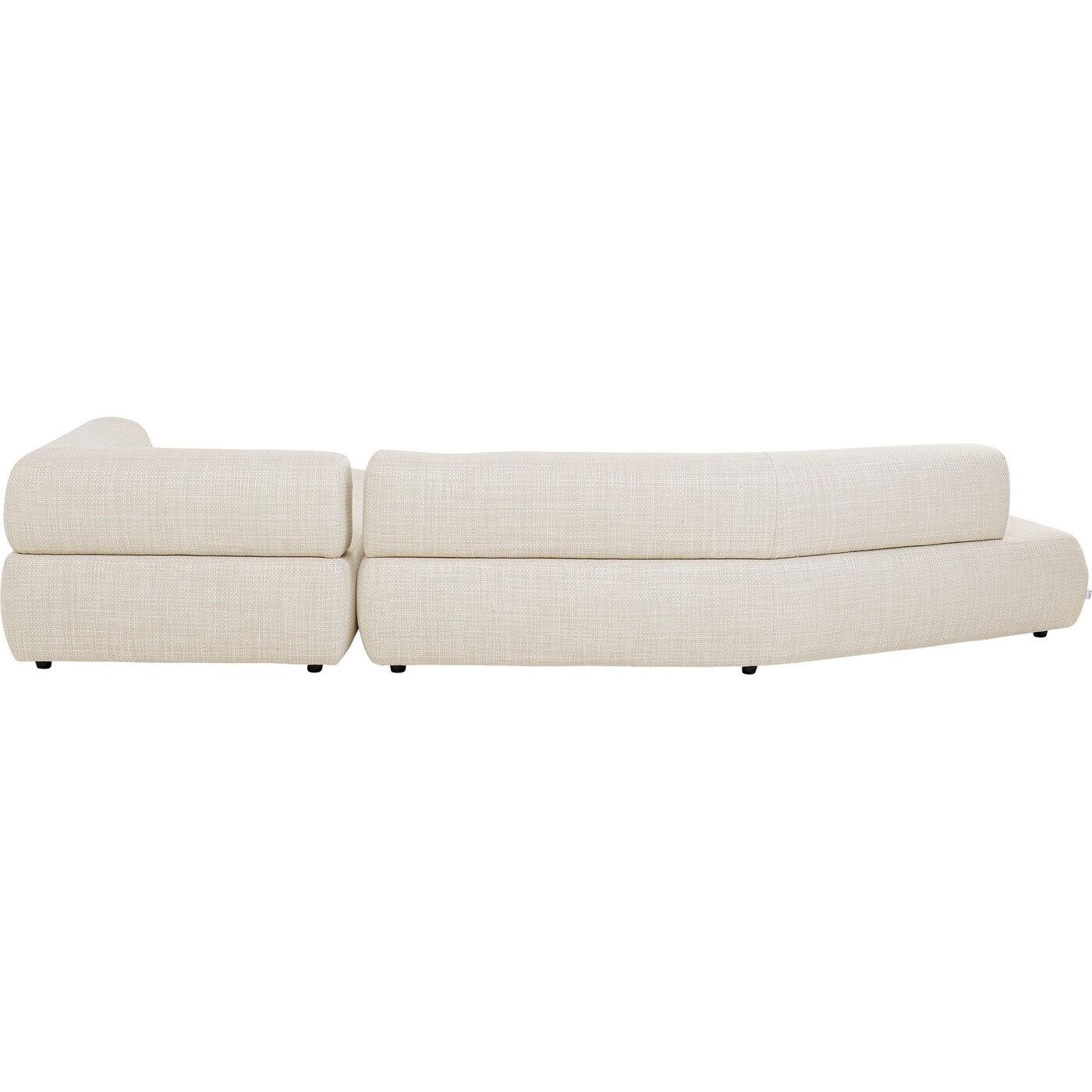 Hoekbank Bow rechts creme Kare Design