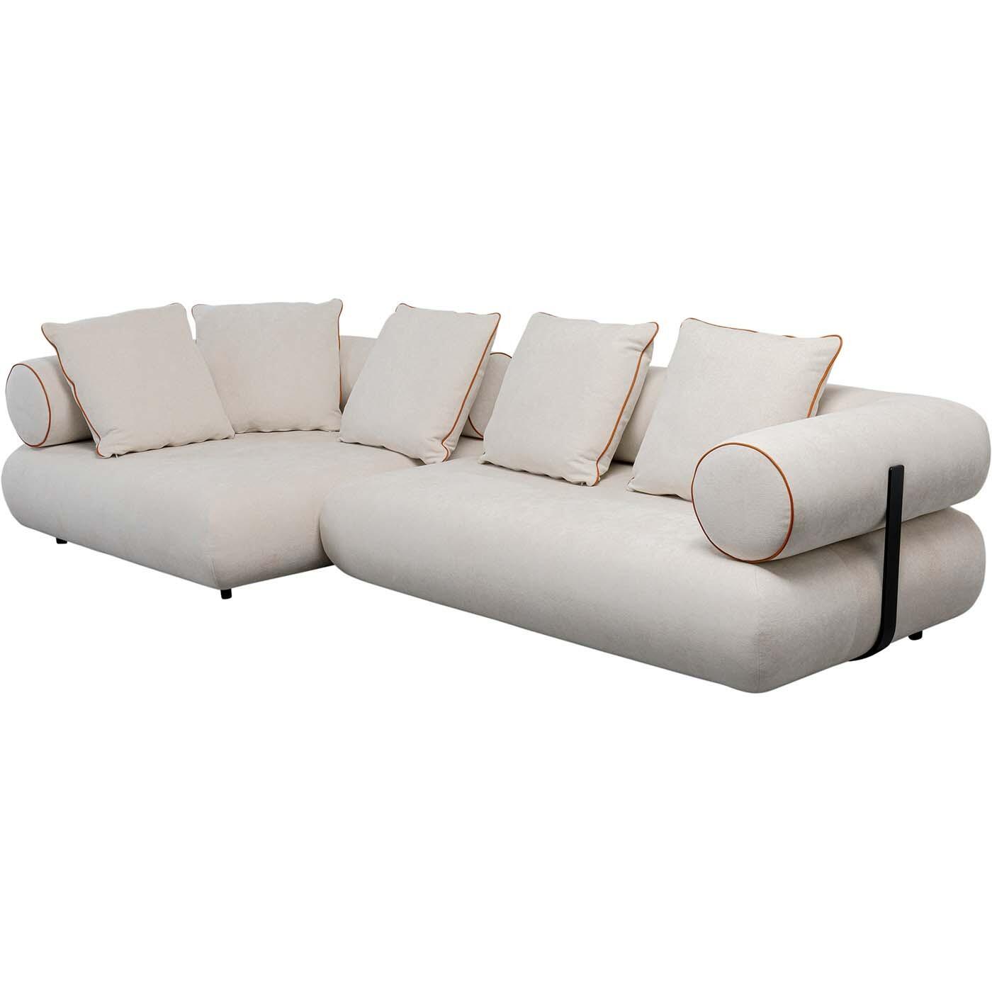 Hoekbank Splendido creme links Kare Design