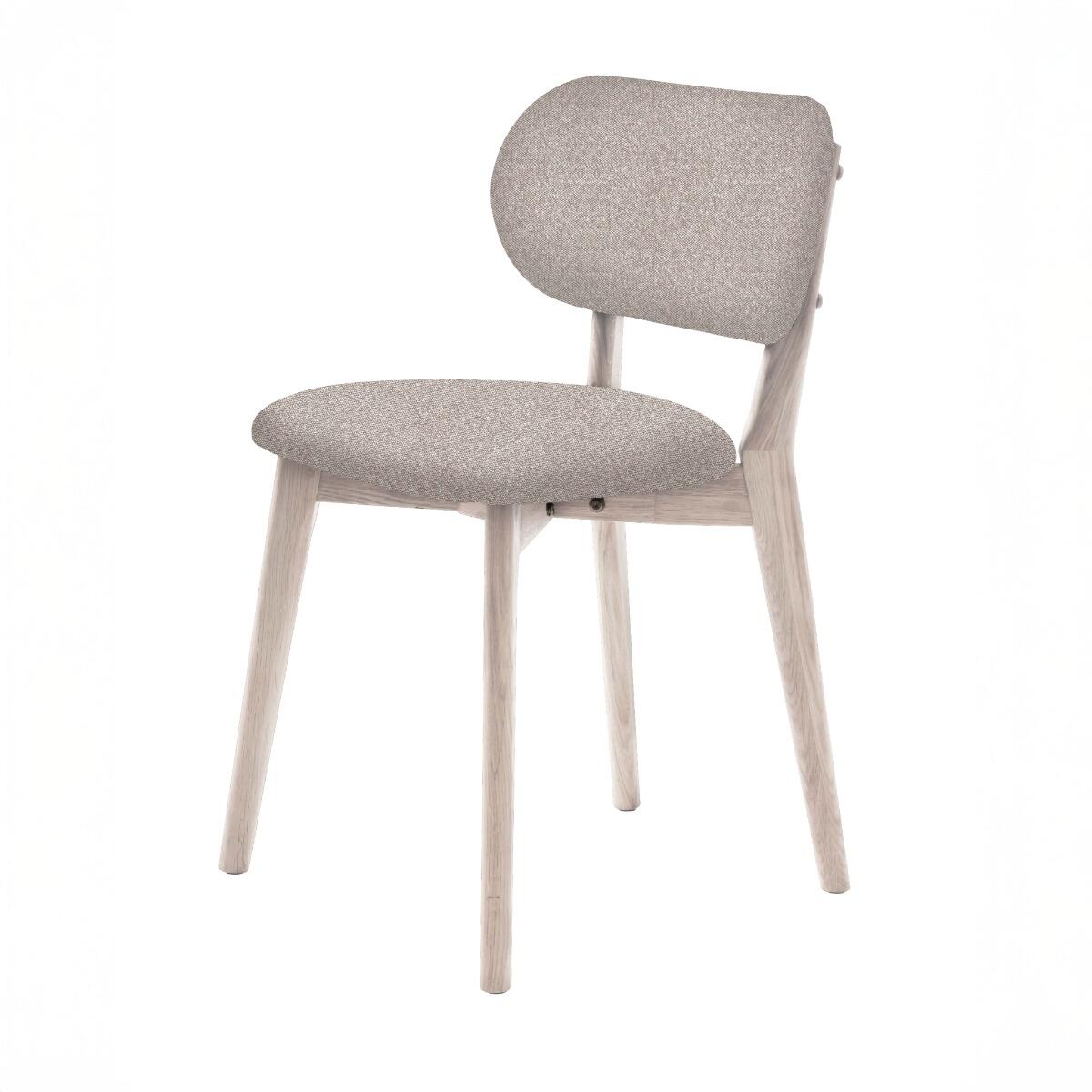 Giga Living - Eetkamerstoel Beige|Eiken - Stilo - Set van 2