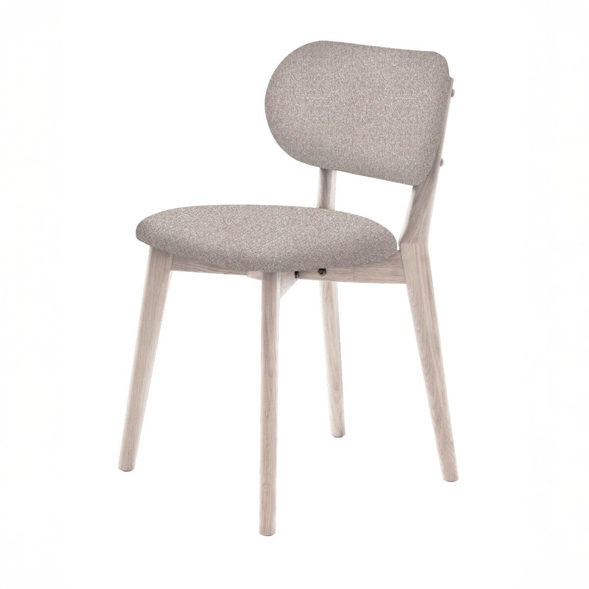 Giga Living - Eetkamerstoel Beige|Eiken - Stilo - Set van 2