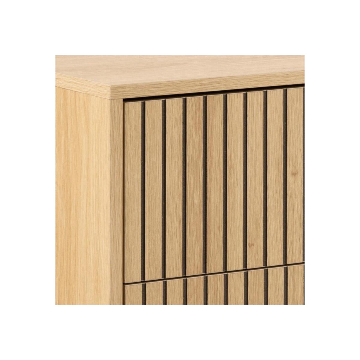 Rebellenclub Risley Ladekast - 158 x 80 cm - Licht Eiken
