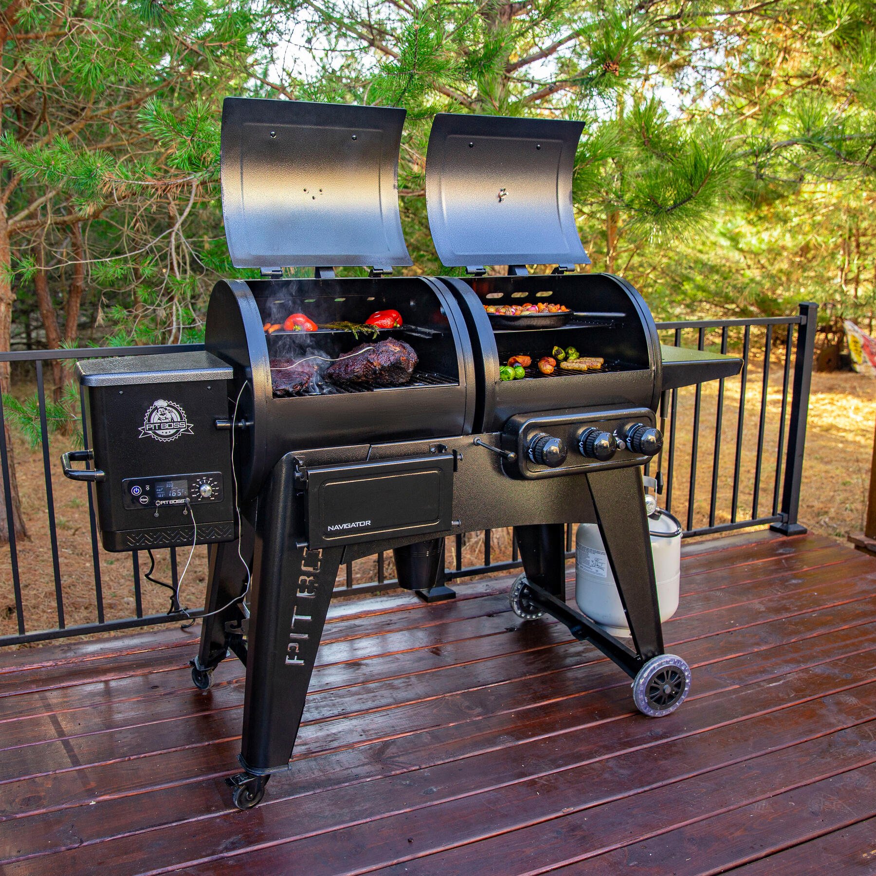 Pit Boss Navigator 1230 Combo Grill Buitenkeuken