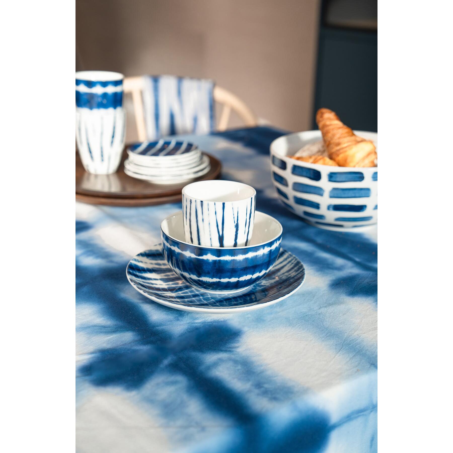 vtwonen Tie-Dye Mug without handle - Mugs - Tableware set of 4 - 400ml