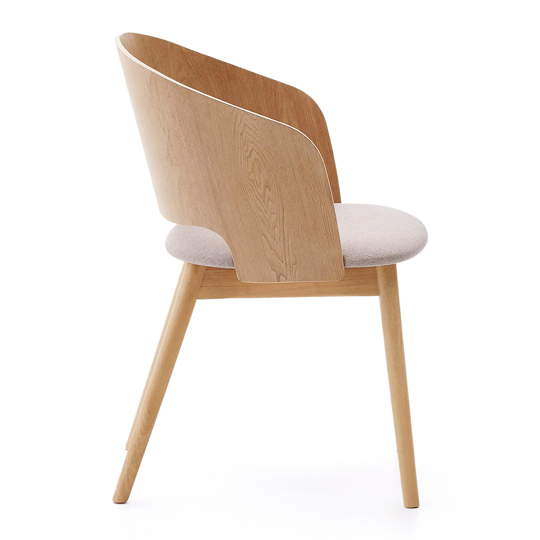 Kave Home Senoa Eetkamerstoel - Naturel / Beige