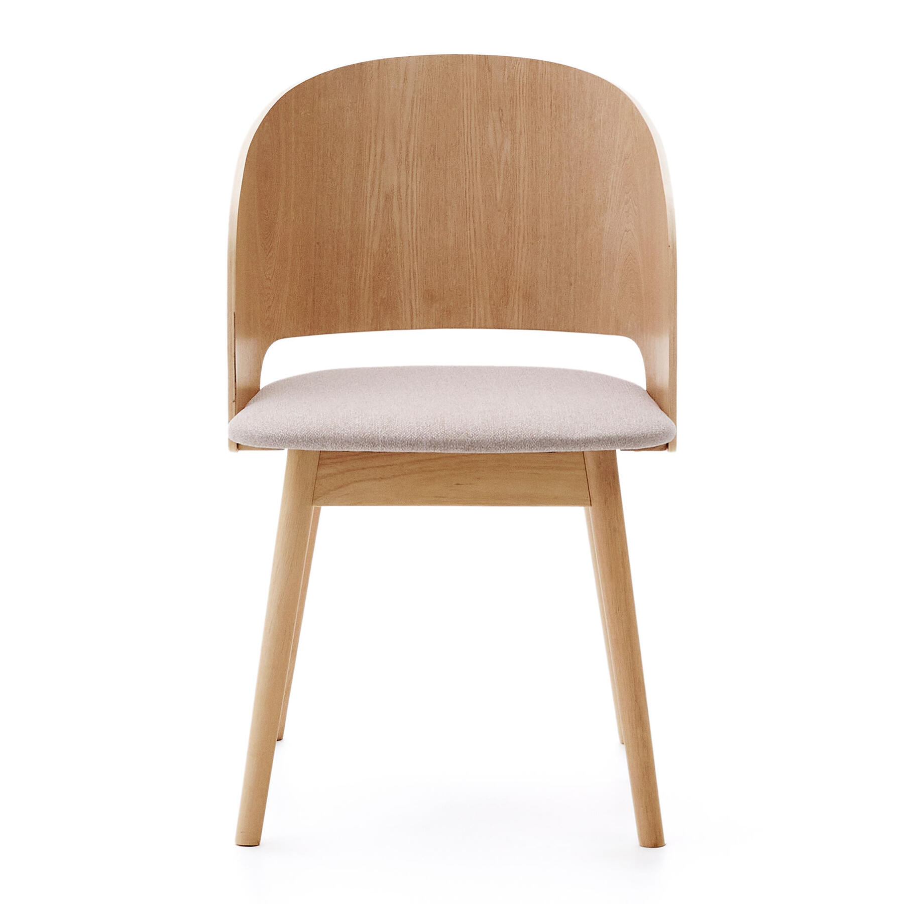 Kave Home Senoa Eetkamerstoel - Naturel / Beige