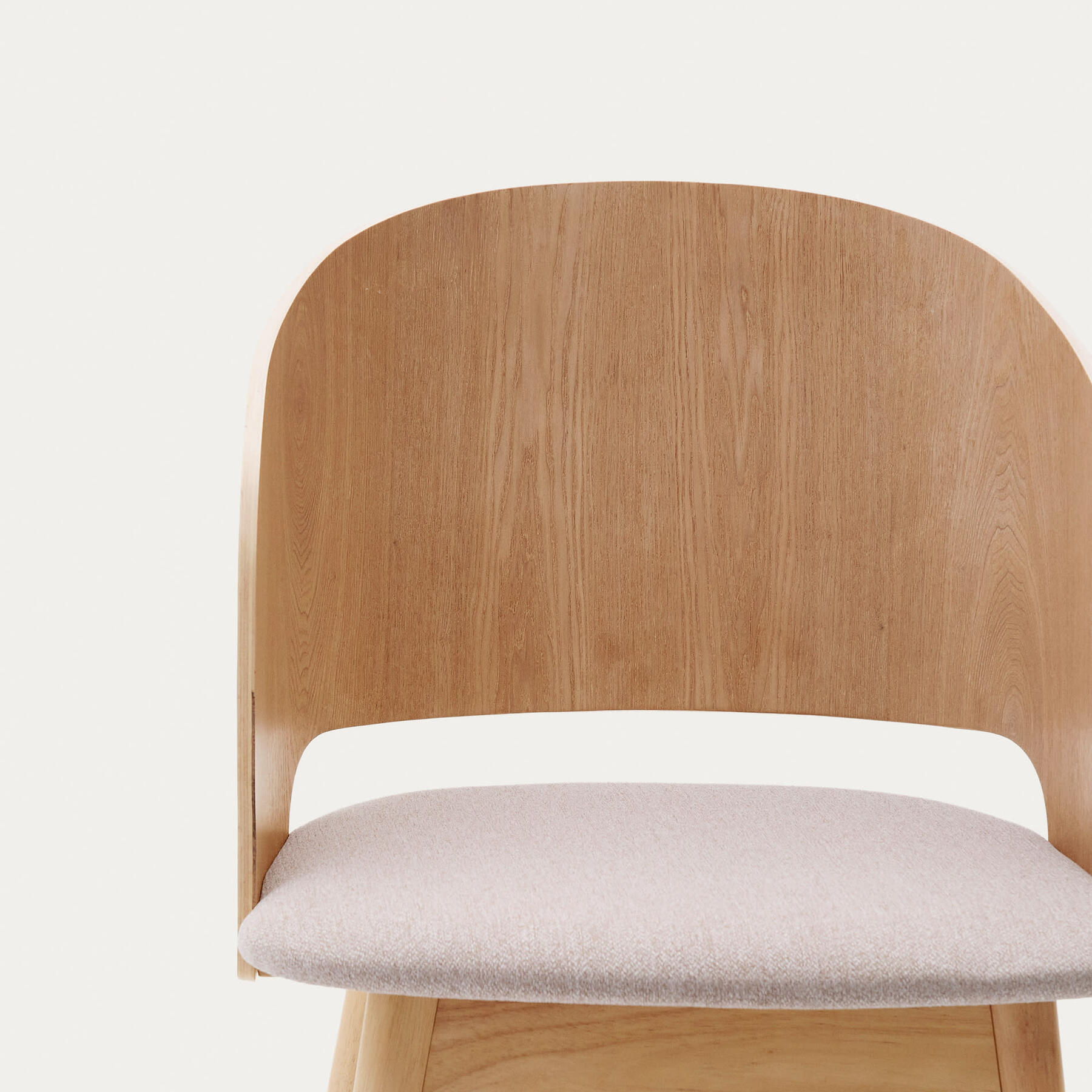 Kave Home Senoa Eetkamerstoel - Naturel / Beige