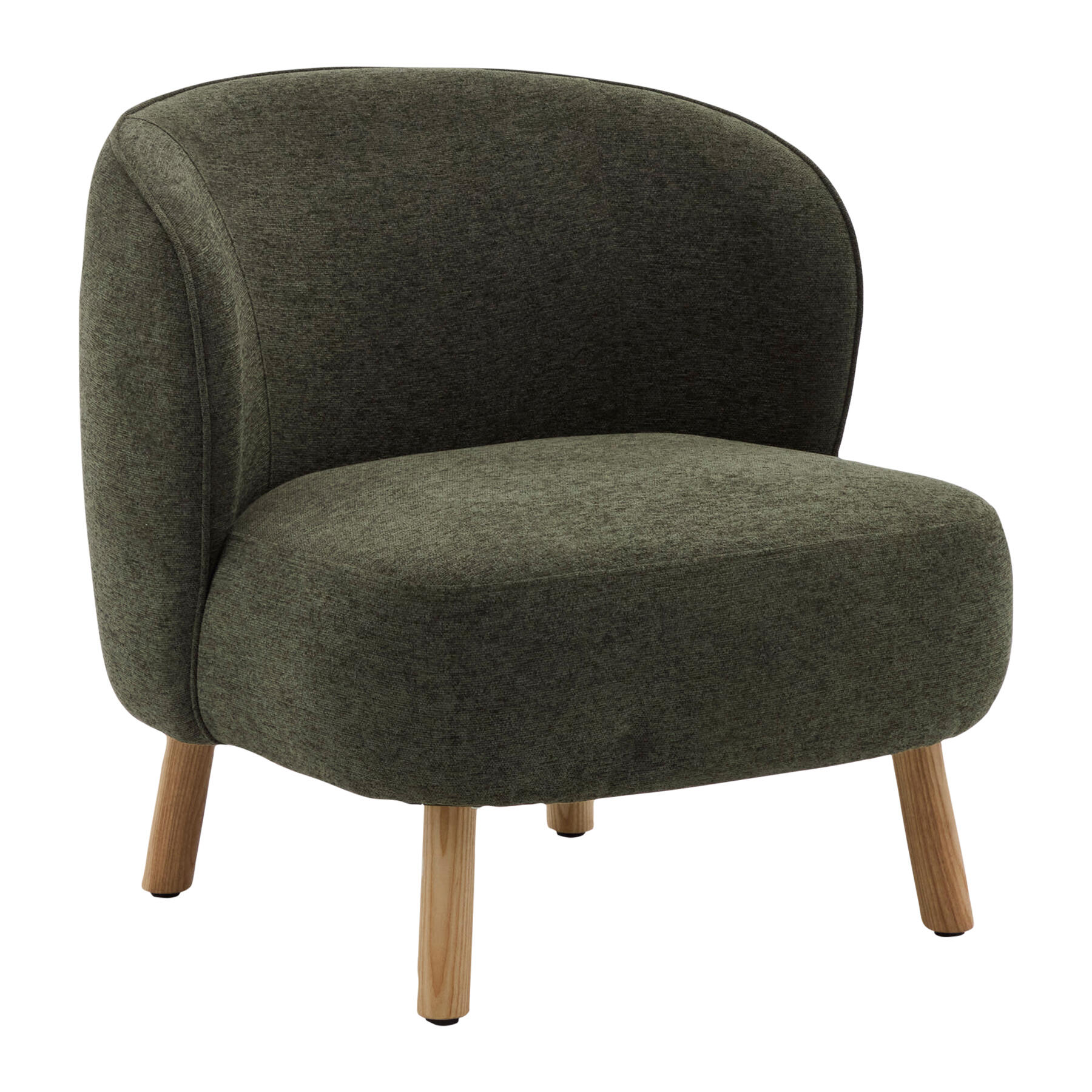  Kave Home Ulit Fauteuil - Chenille - Groen 