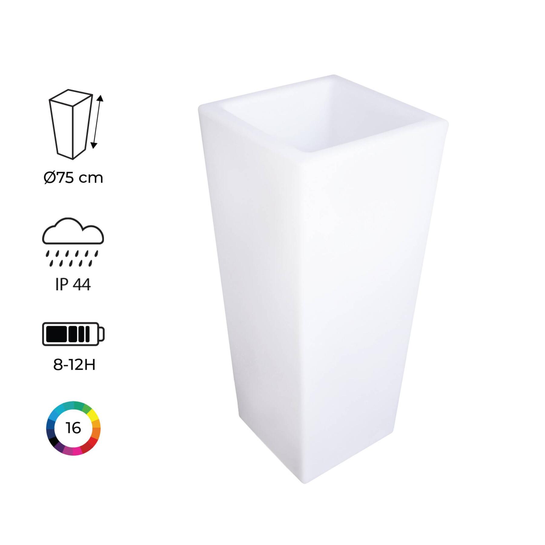 sweeek - Verlichte bloempot LED 75cm