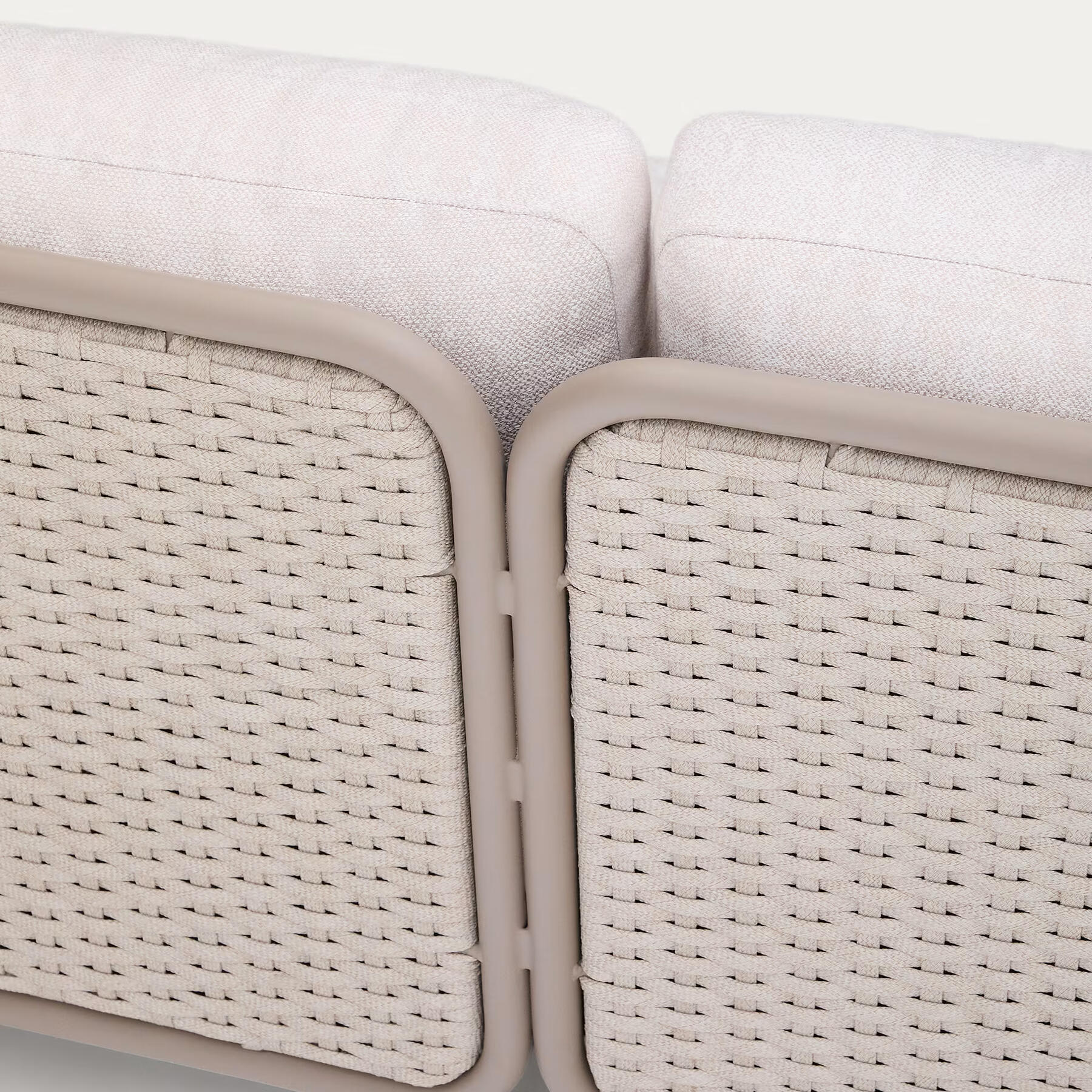 Kave Home Sedalis Tuinbank - Taupe 