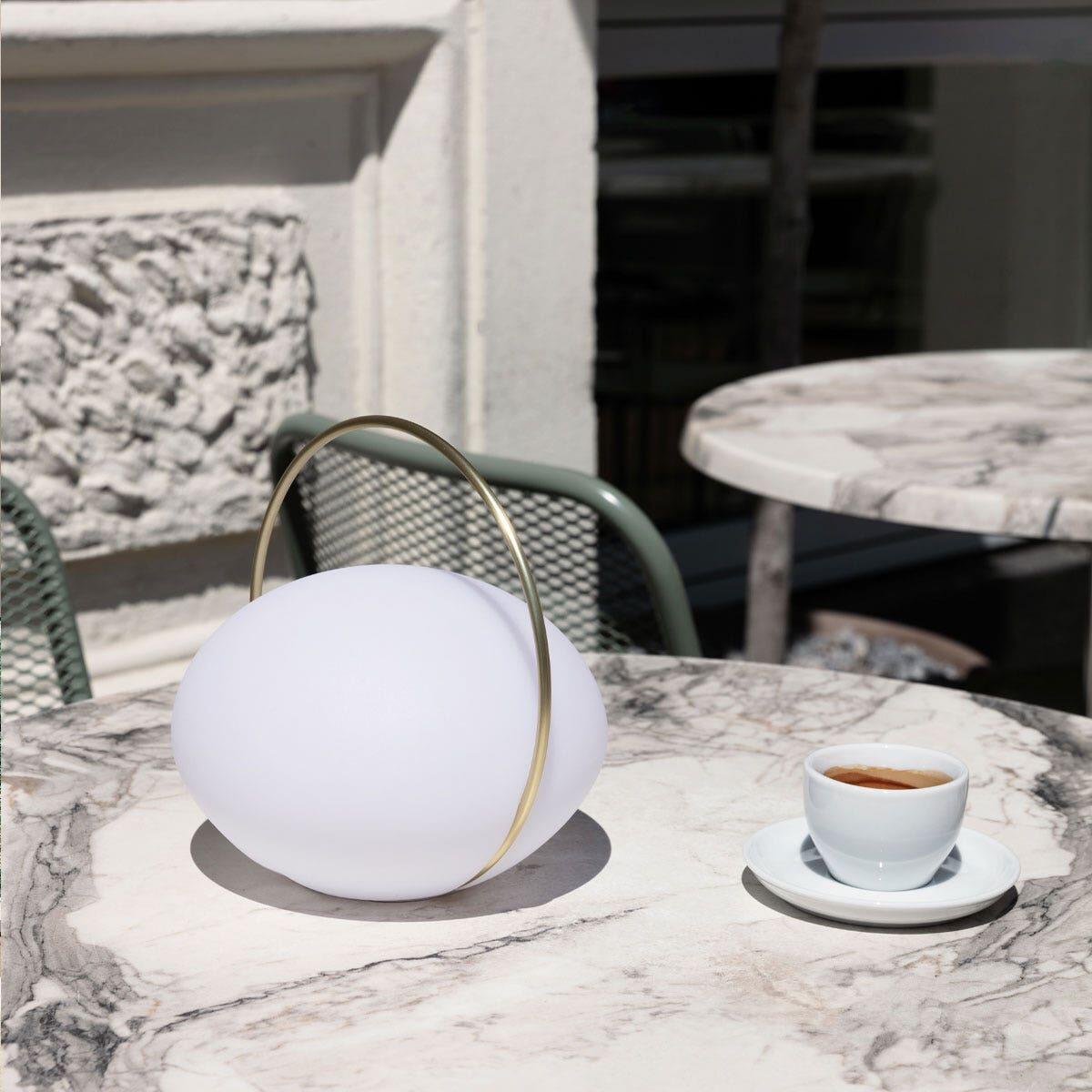 Umage Orbit draagbare LED tafellamp wit - Ø 19,5 cm