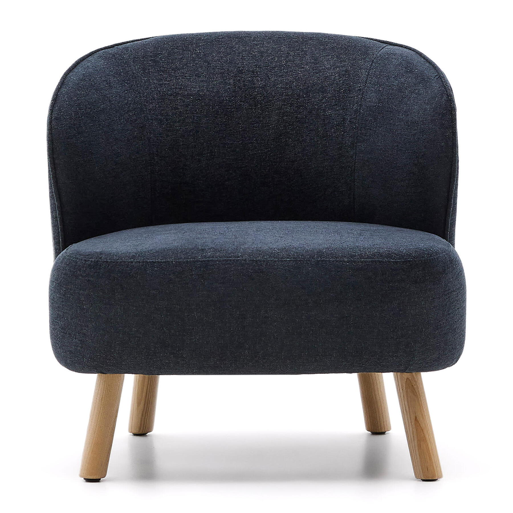 Kave Home Ulit Fauteuil - Chenille - Blauwgrijs  