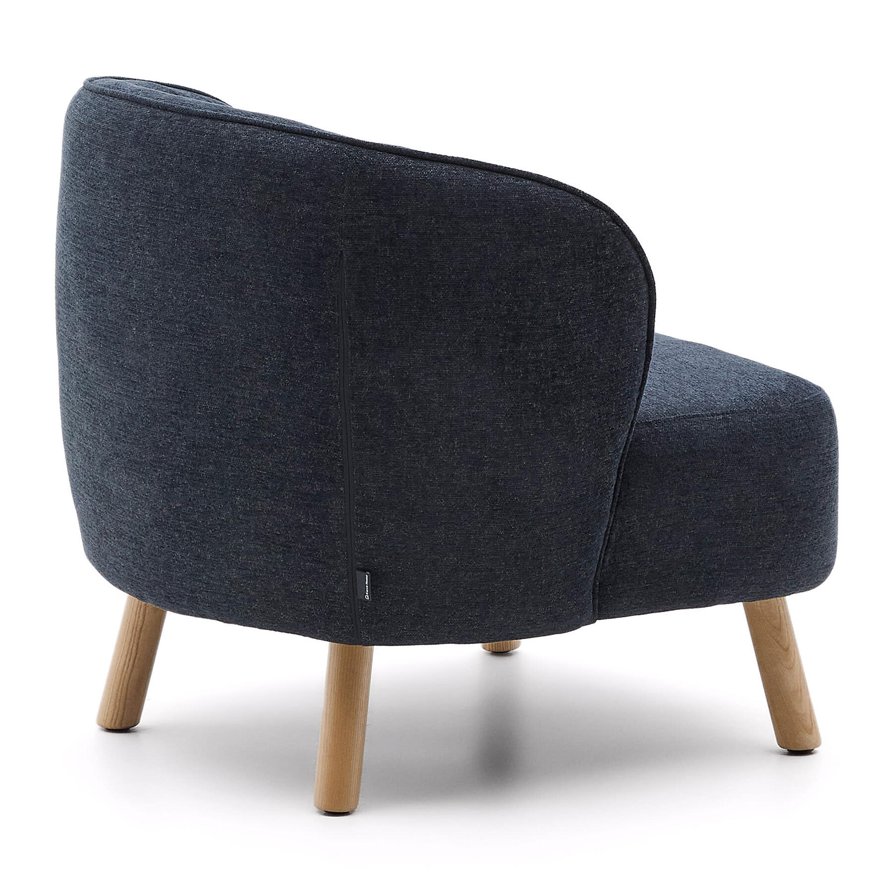 Kave Home Ulit Fauteuil - Chenille - Blauwgrijs  