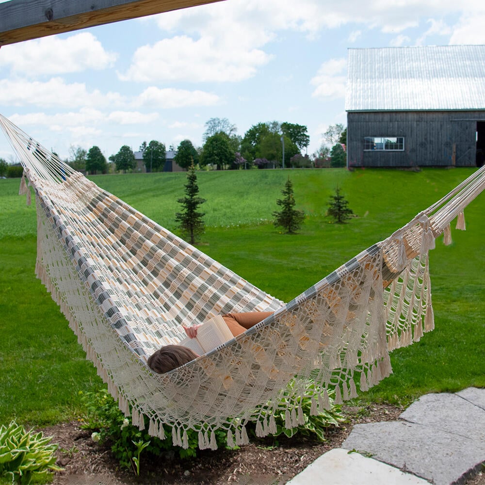Vivere Brazilian Cotton Hangmat - Honing Eiland