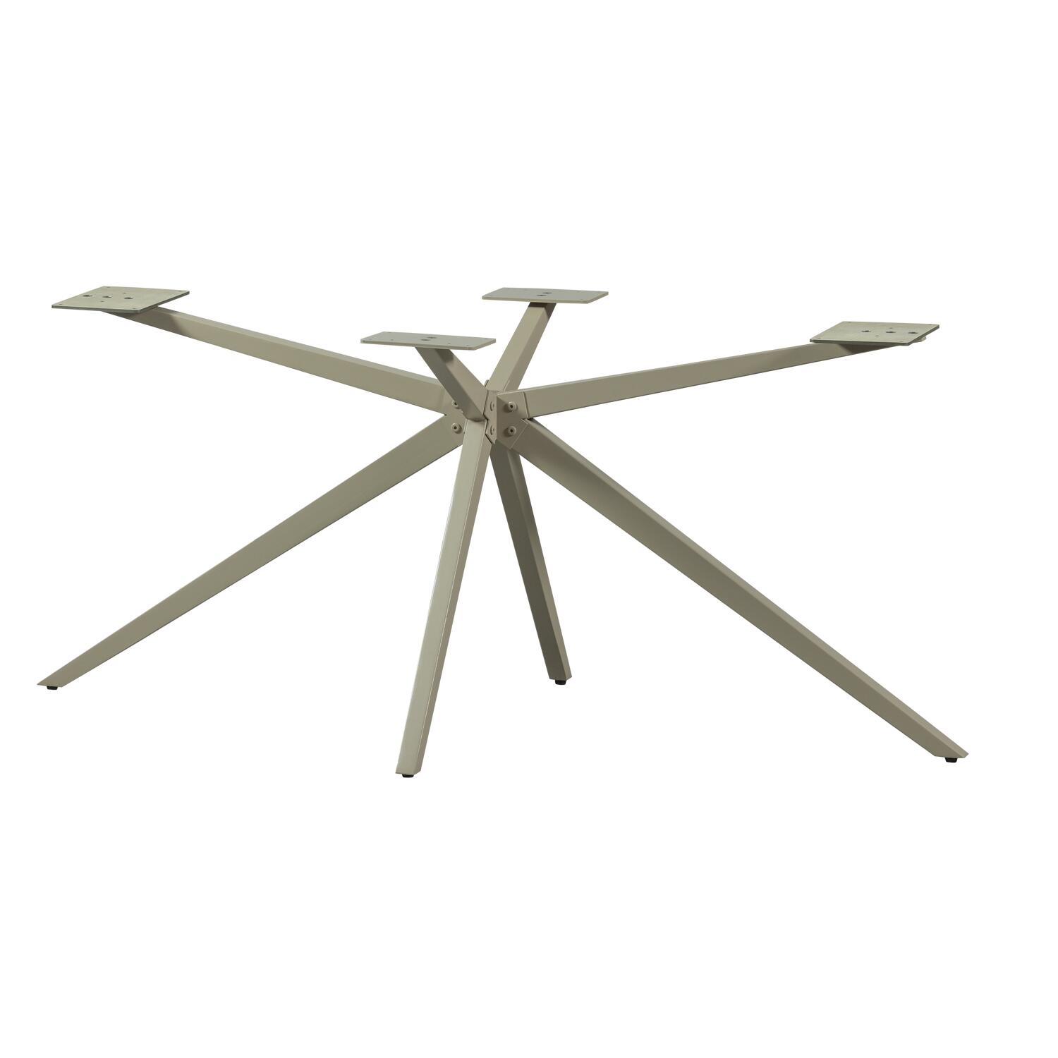 WOOOD Holland Kruispoot Xl - Metaal - Dakargrau - 72x170x80