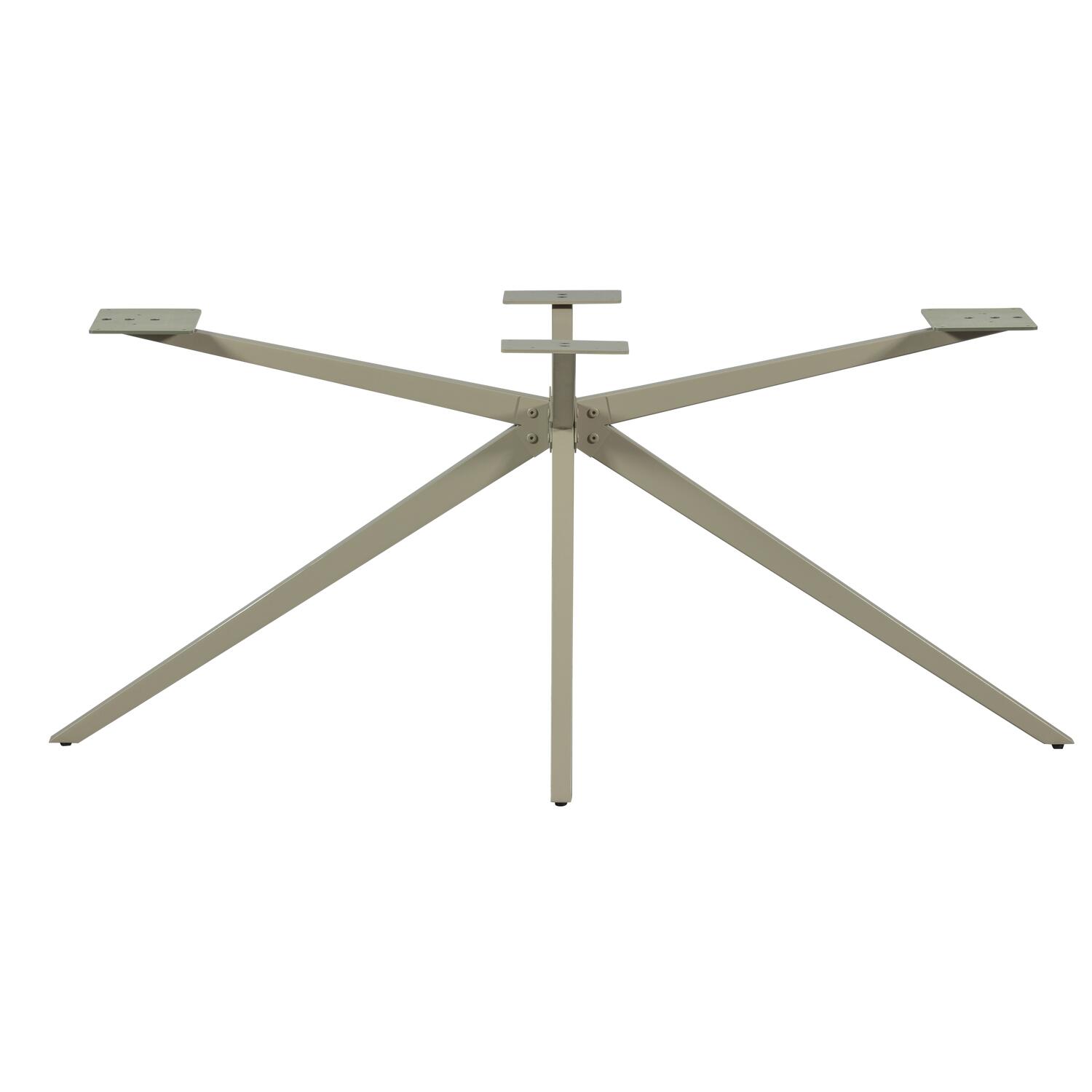 WOOOD Holland Kruispoot Xl - Metaal - Dakargrau - 72x170x80