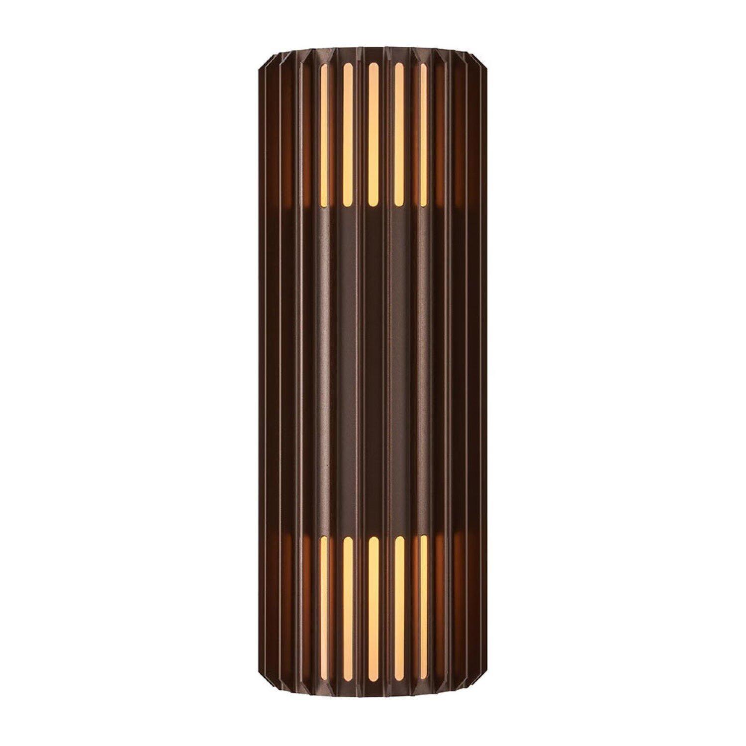 Nordlux Buitenlamp Aludra seaside 2 lichts wand bruin metallic