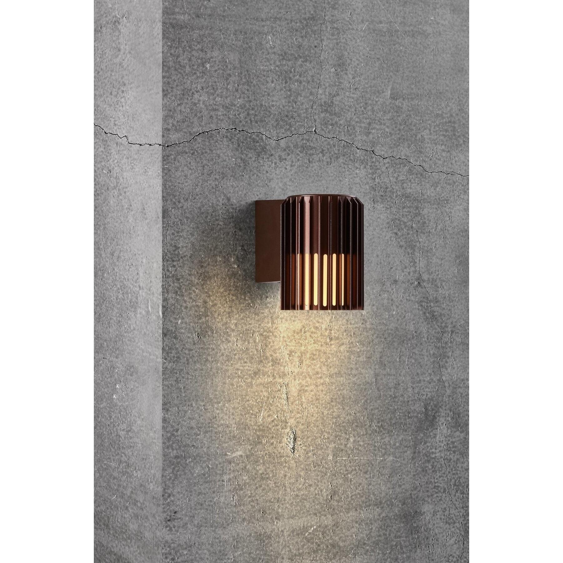 Nordlux Buitenlamp Aludra seaside wand bruin metallic