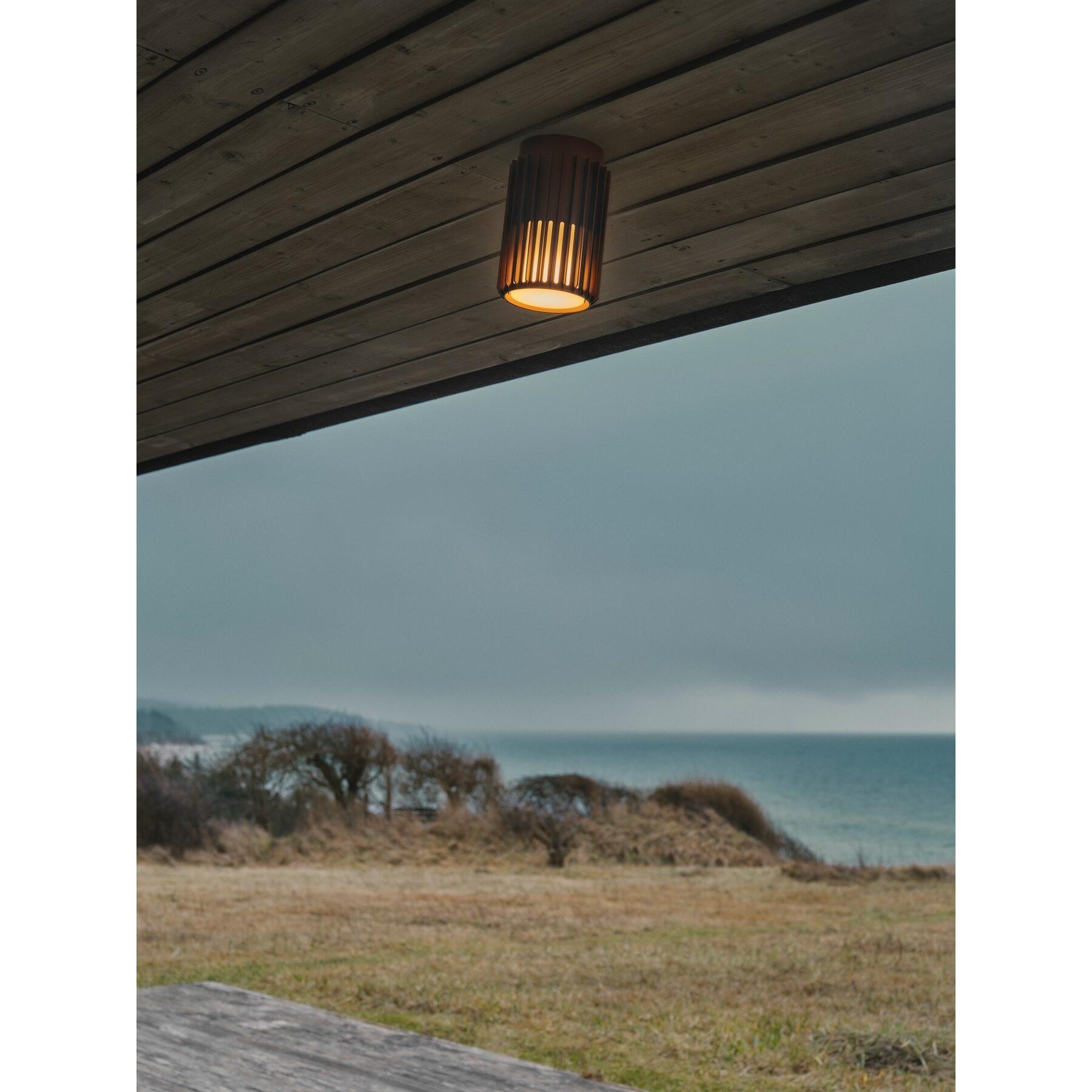 Nordlux Buitenlamp Aludra seaside plafond bruin metallic