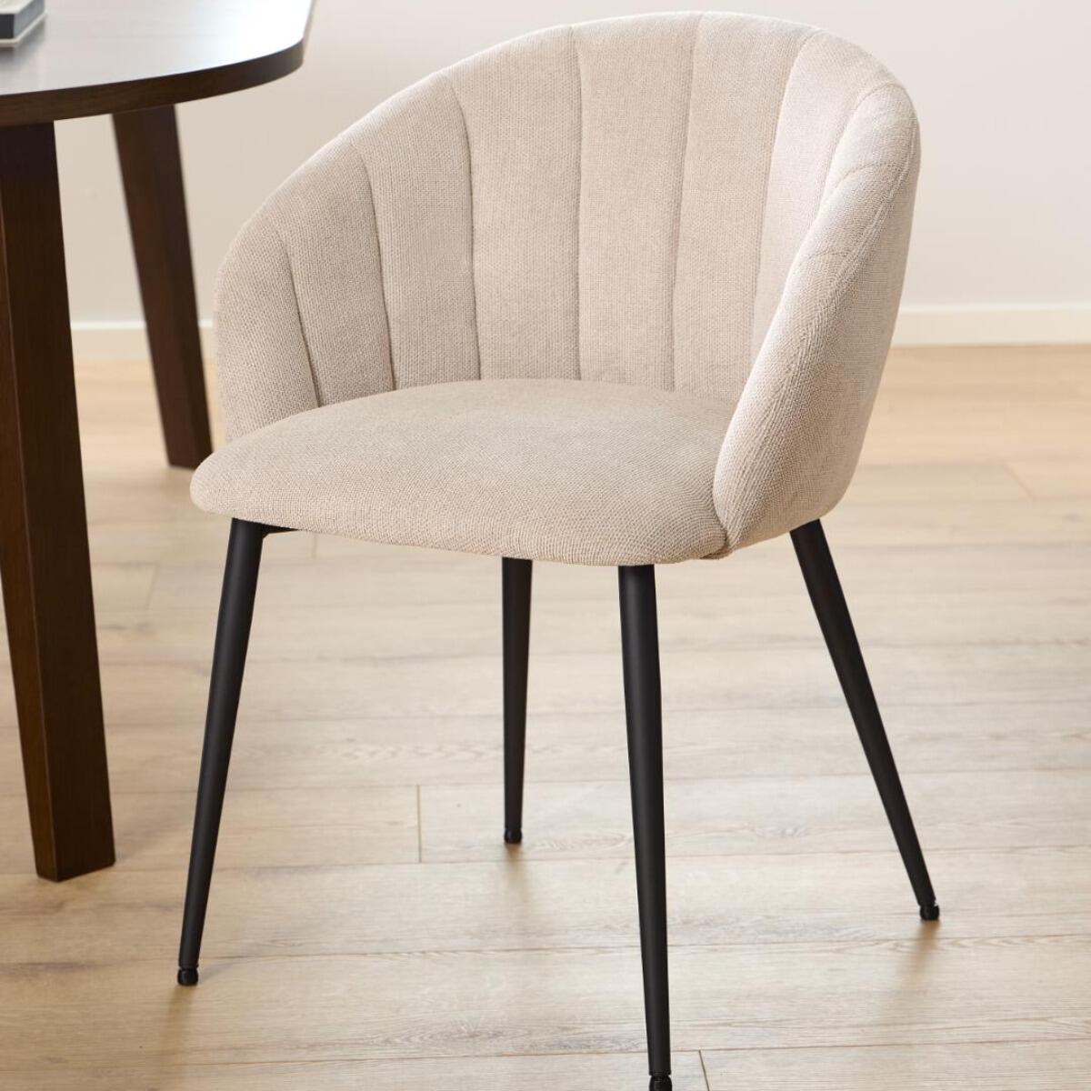 Giga Living - Eetkamerstoel Beige Stof - Philadelphia