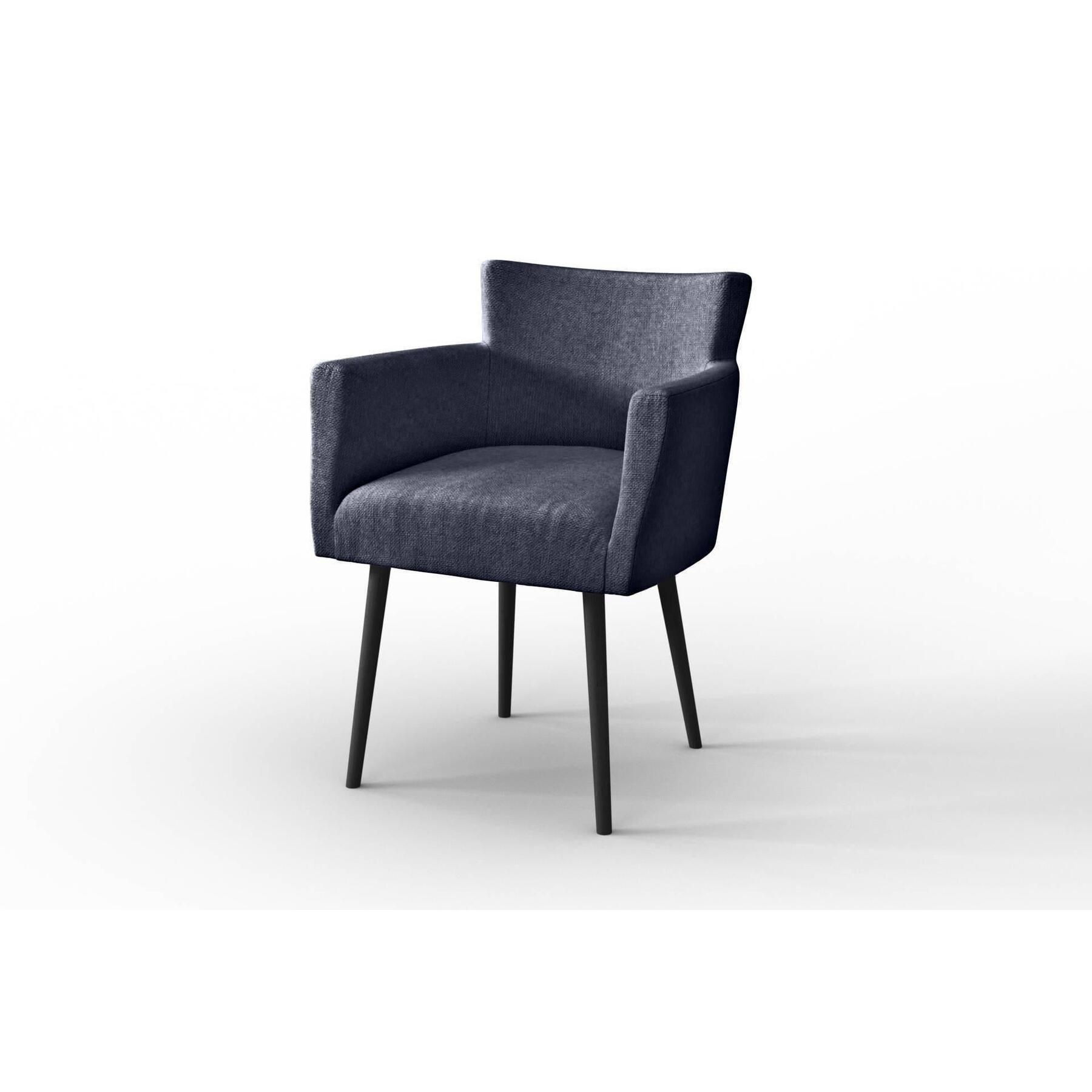 NADUVI Collection Set van 4 eetkamerstoelen Billie linnen