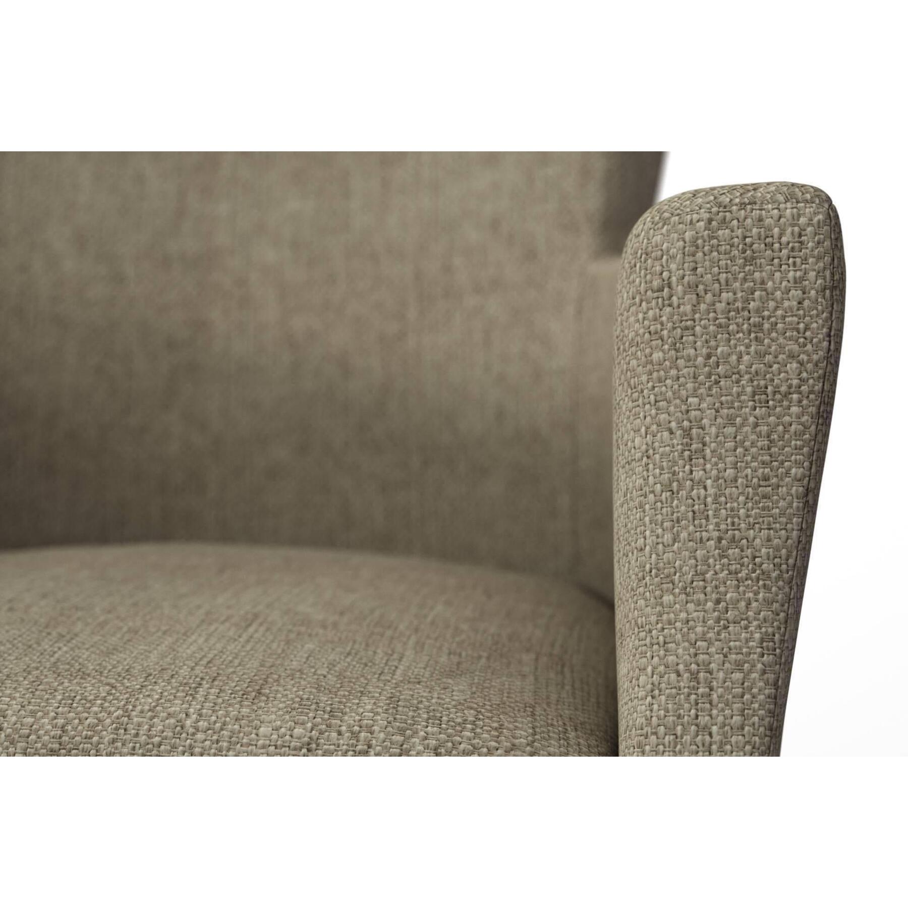 NADUVI Collection Set van 4 eetkamerstoelen Billie linnen