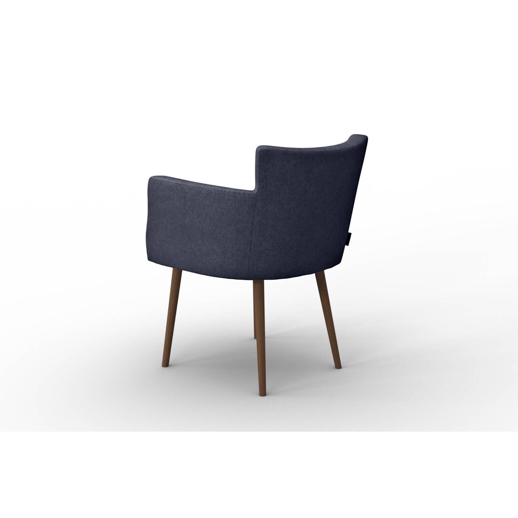 NADUVI Collection Set van 4 eetkamerstoelen Billie linnen