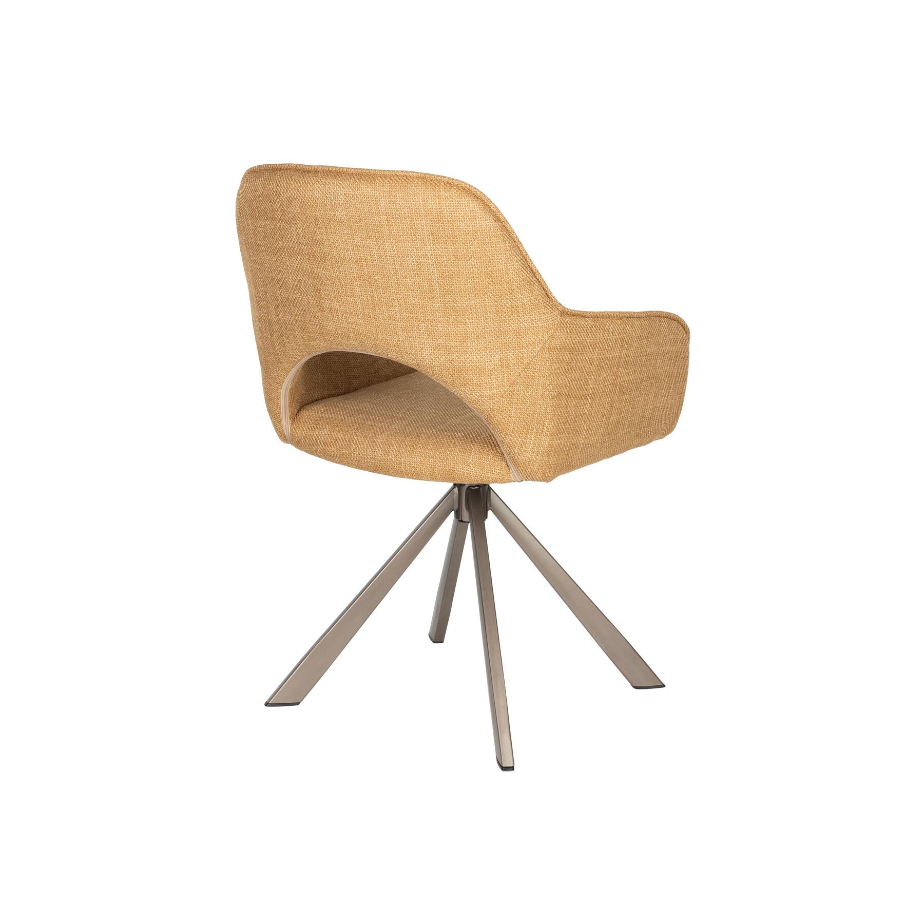 Housecraft Living Toye Eetkamerstoel Geel - Set van 2
