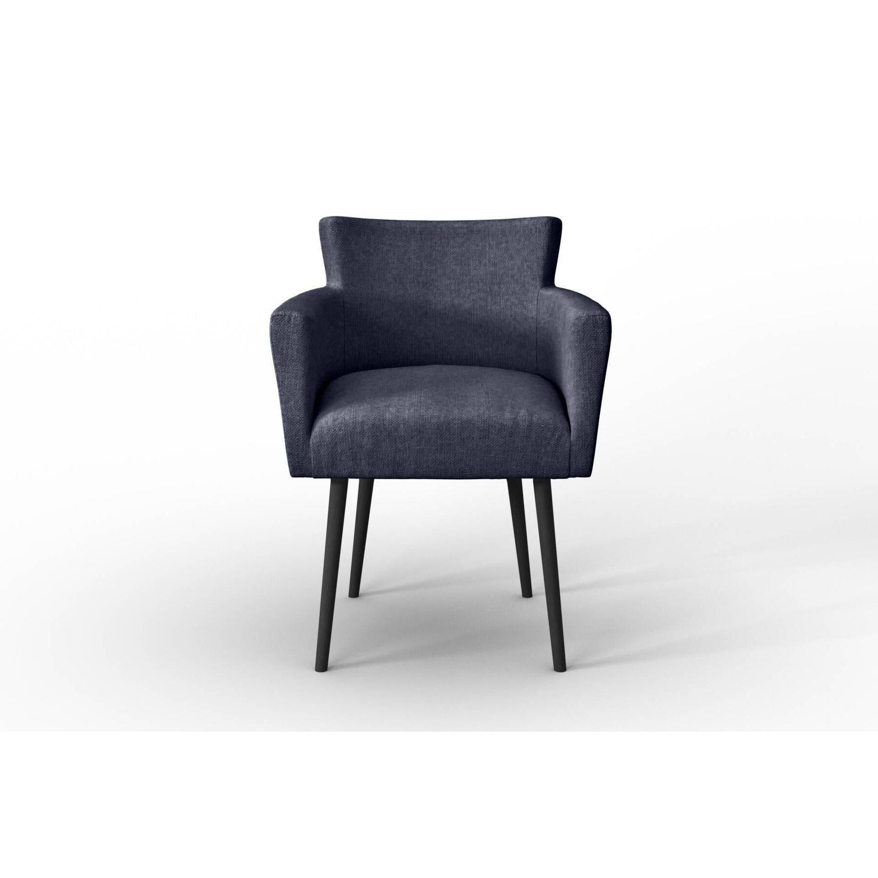 NADUVI Collection Set van 2 eetkamerstoelen Billie linnen